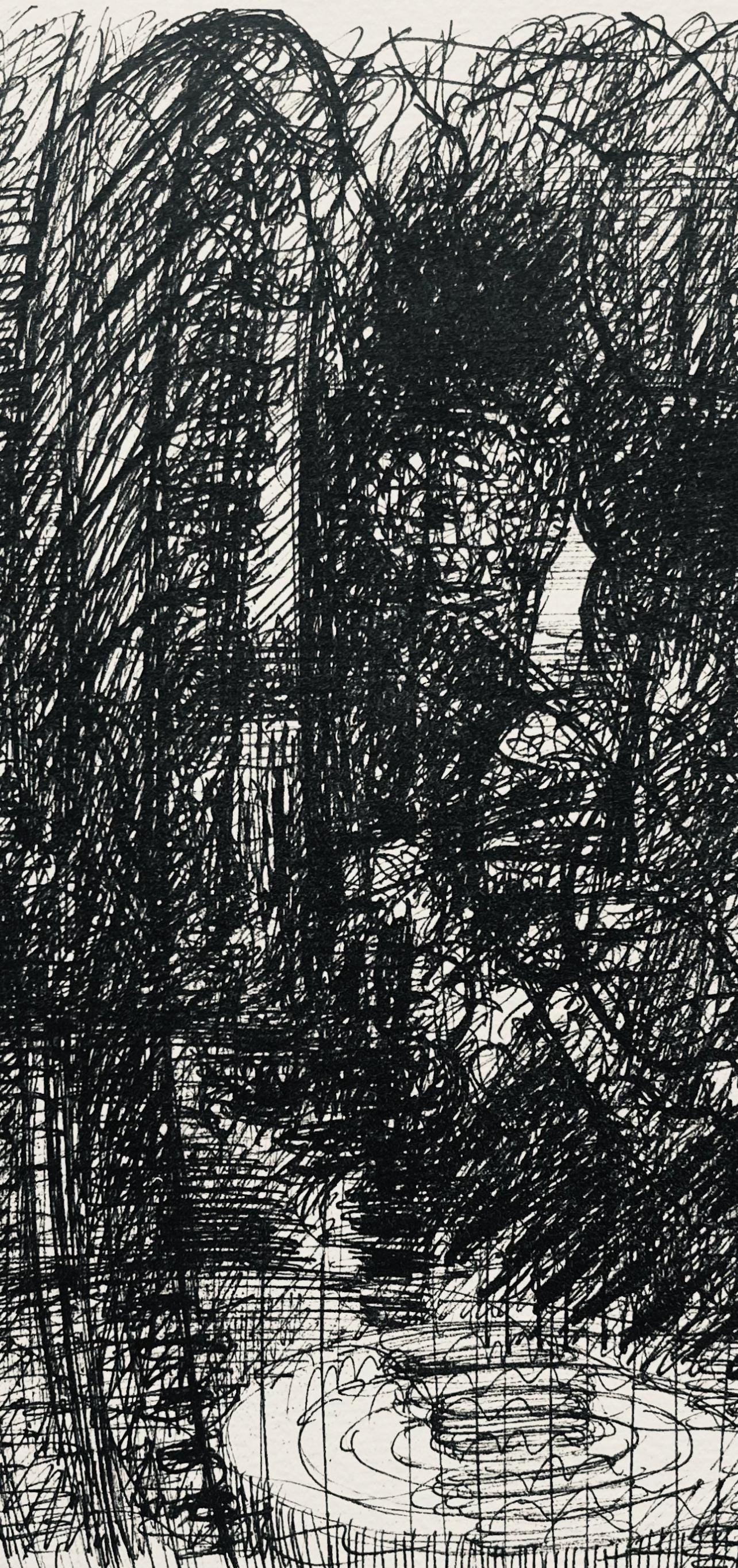 Marcel Gromaire, Composition, Gromaire, Limited Edition Lithograph