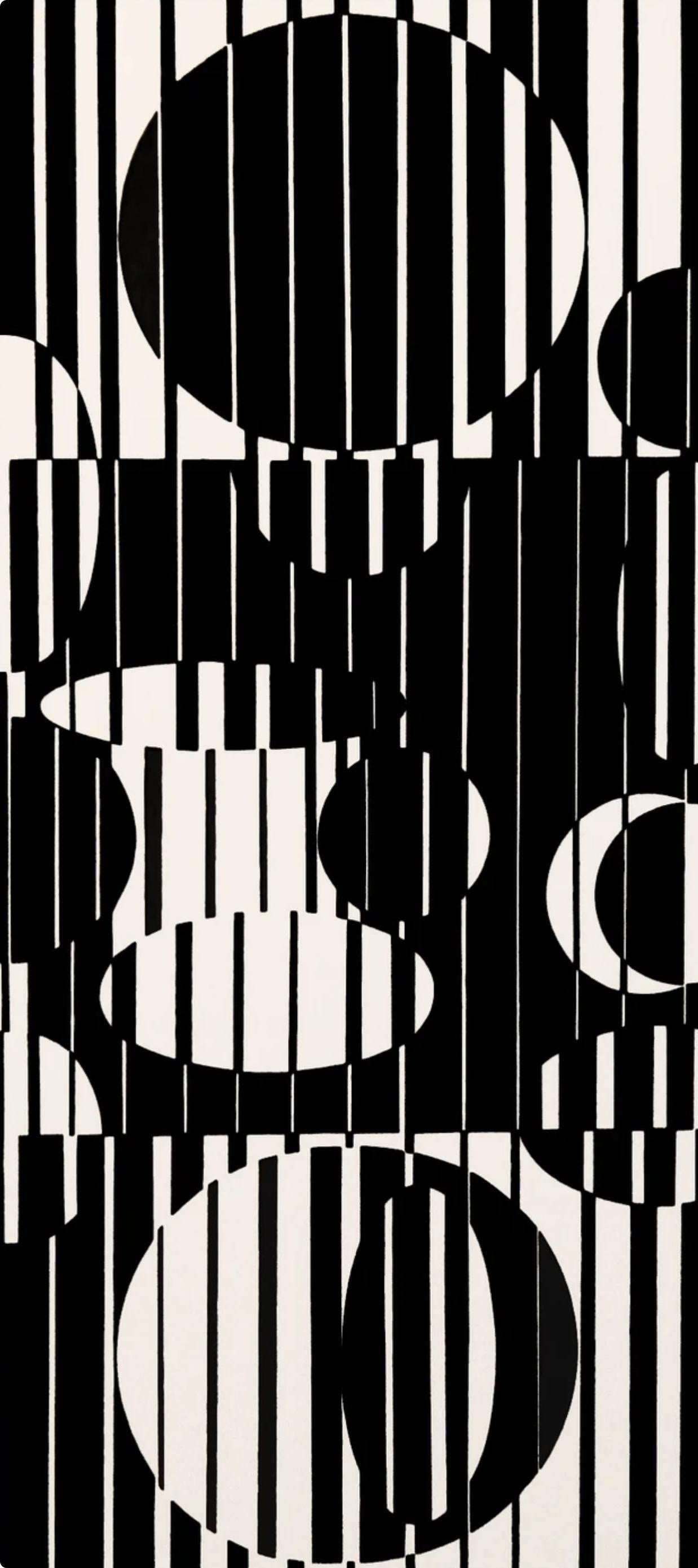 Victor Vasarely, Composition, Linéaires, Limited Edition Héliogravure