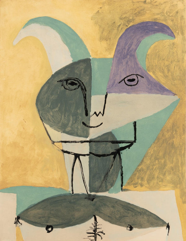 Pablo Picasso, Composition, Faunes et Flore d'Antibes, Limited Edition Lithograph