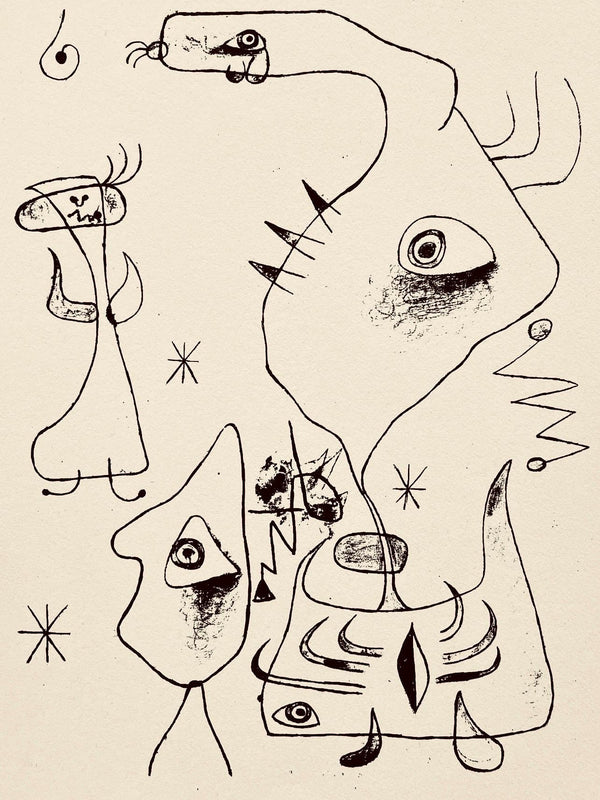 Joan Miró, Composition, The Prints of Joan Miro, Limited Edition Etching