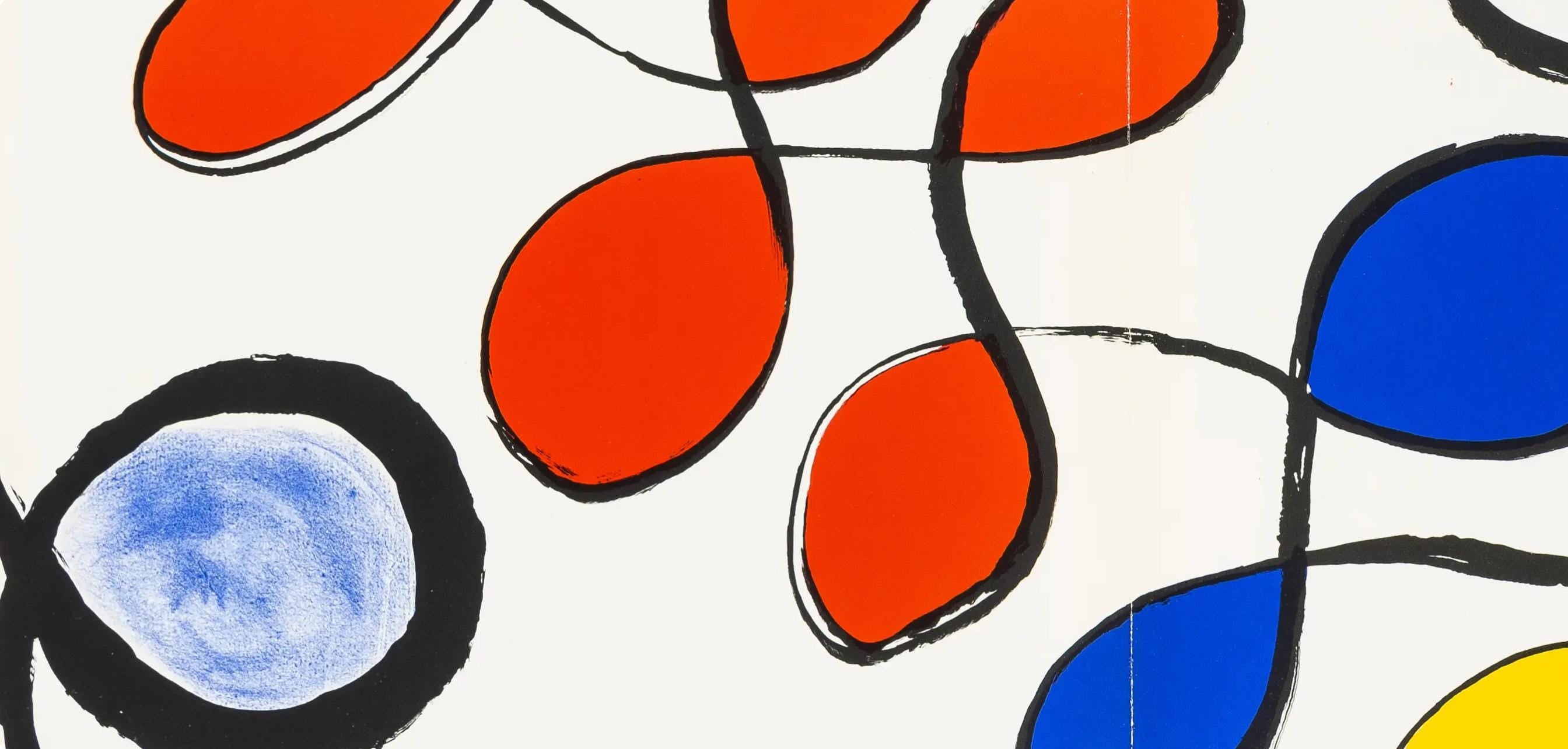 Alexander Calder, Composition, Derrière le miroir, Limited Edition Lithograph