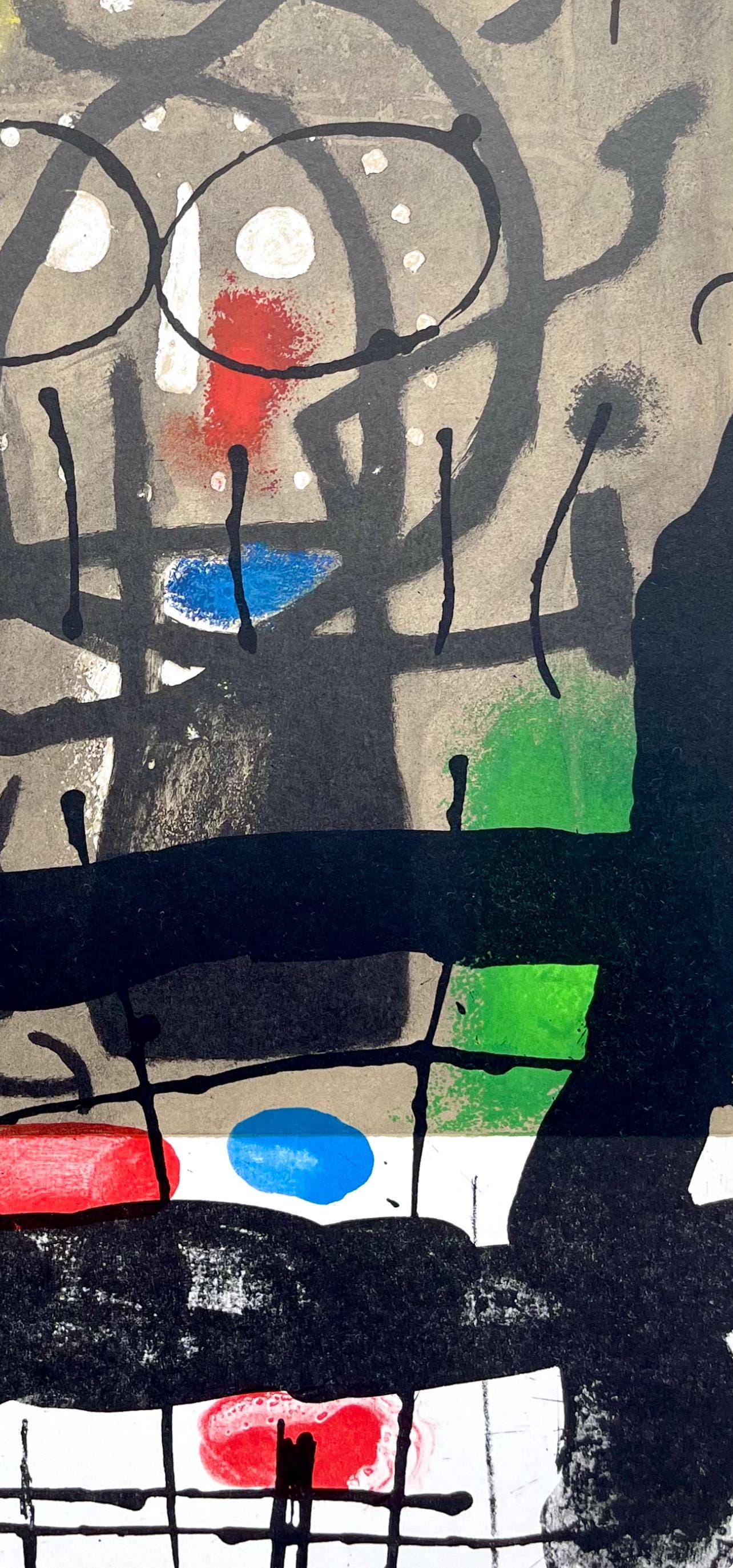 Joan Miró, Composition (Cramer 102; Mourlot 428-449), Derrière le miroir, Limited Edition Lithograph