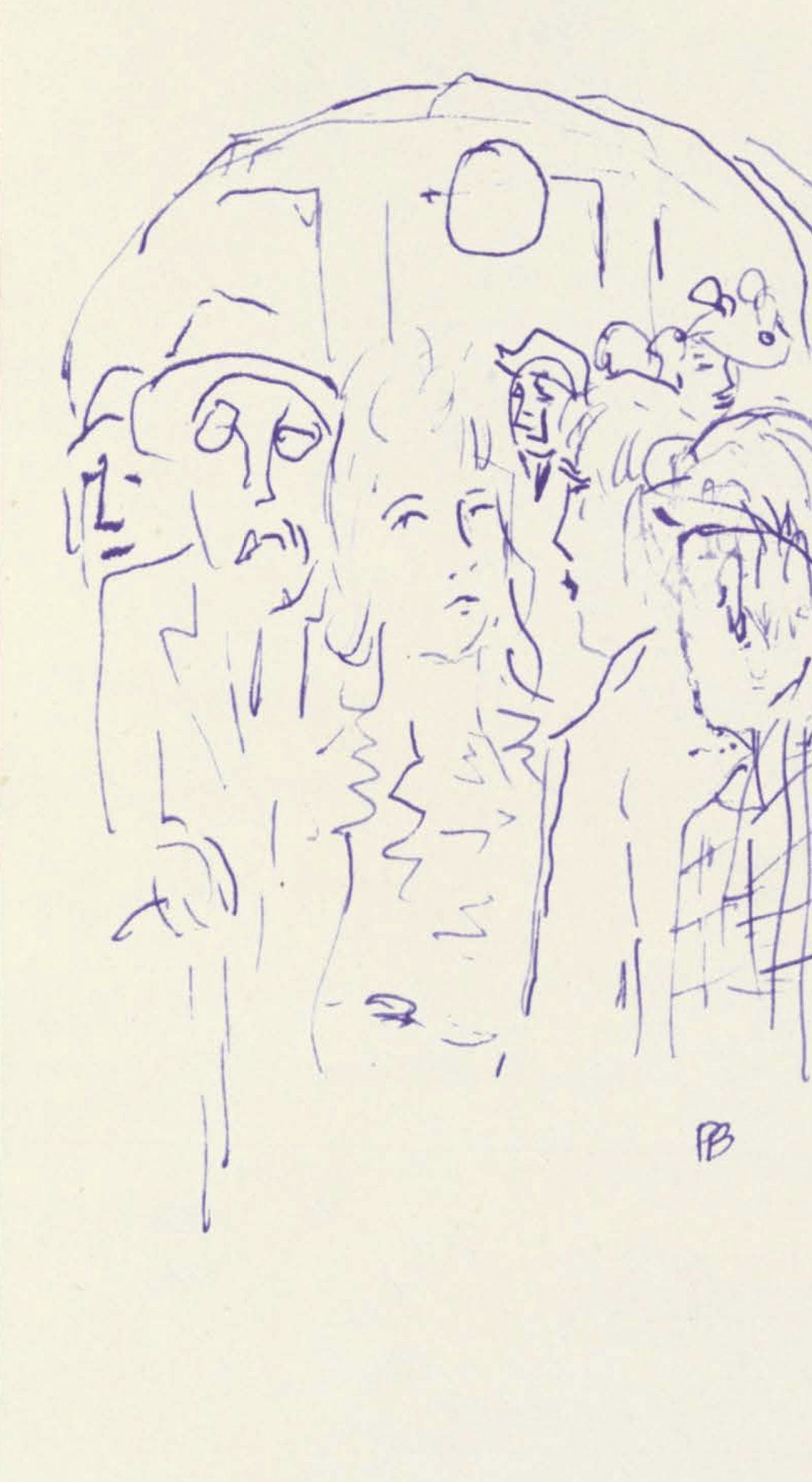 Pierre Bonnard, Composition (Terrasse 54), Pierre Bonnard Correspondences, Limited Edition Lithograph