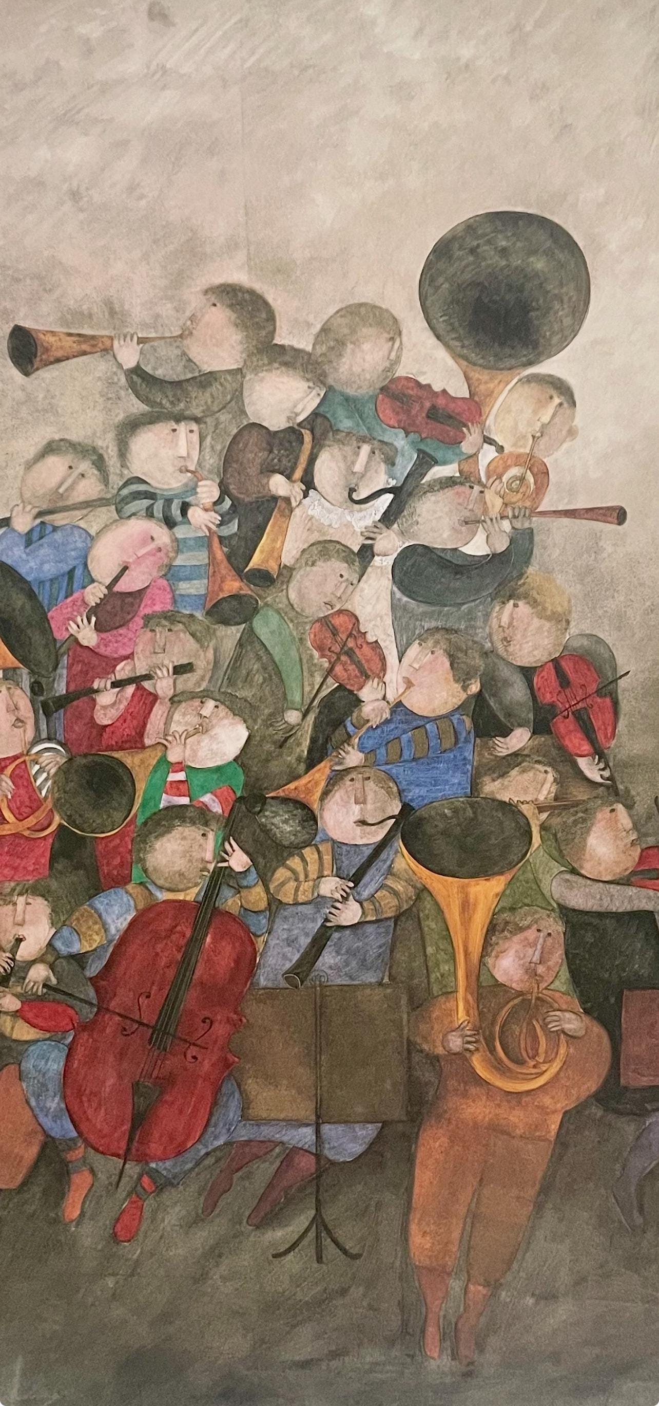 Graciela Rodo Boulanger, Oda a la Alegria, Original Edition Offset Lithograph
