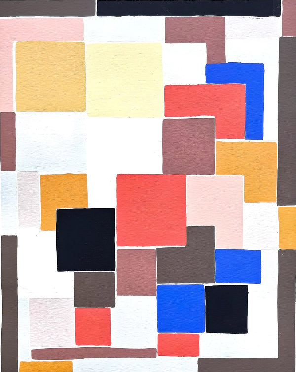 Sonia Delaunay, Planche No. 36, Compositions, couleurs, idées: Sonia Delaunay, Limited Edition Lithograph