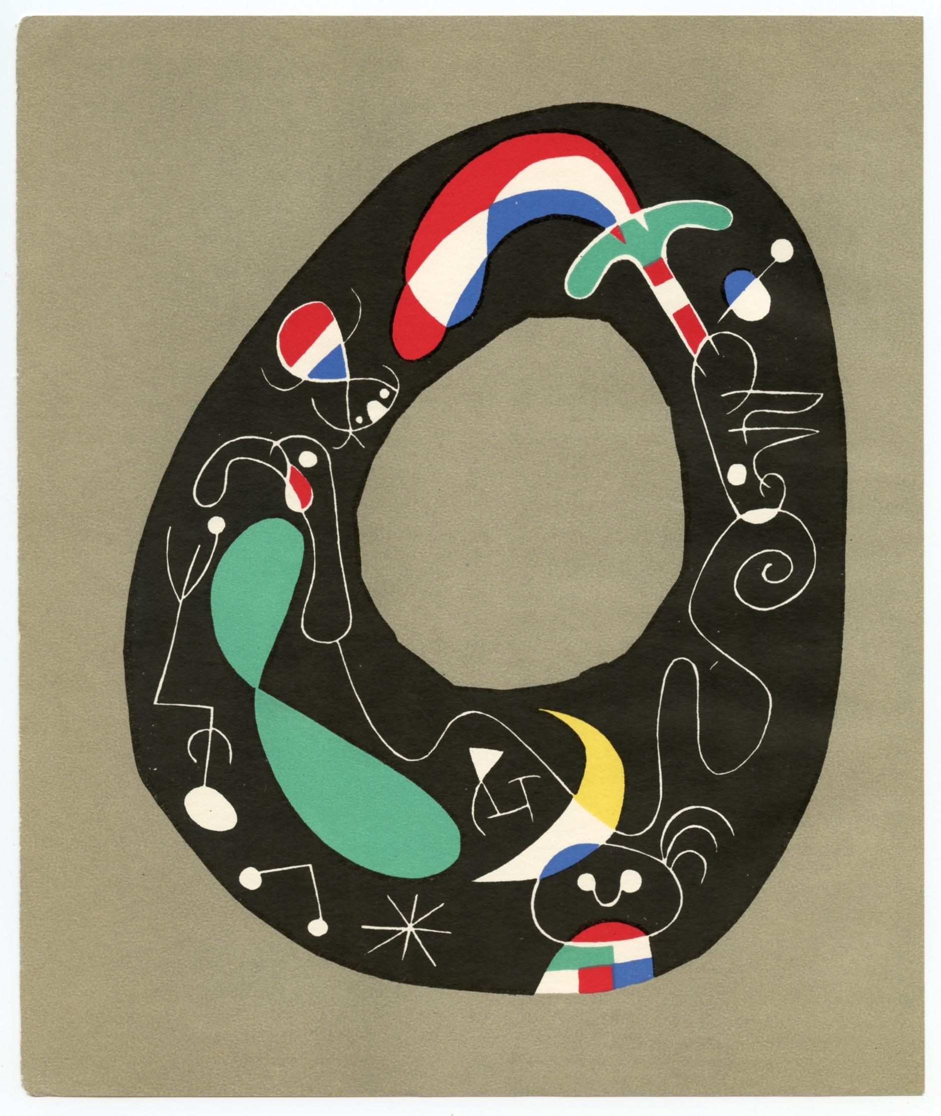 Joan Miró, Composition (Cramer 39), Joan Miró, Limited Edition Lithograph