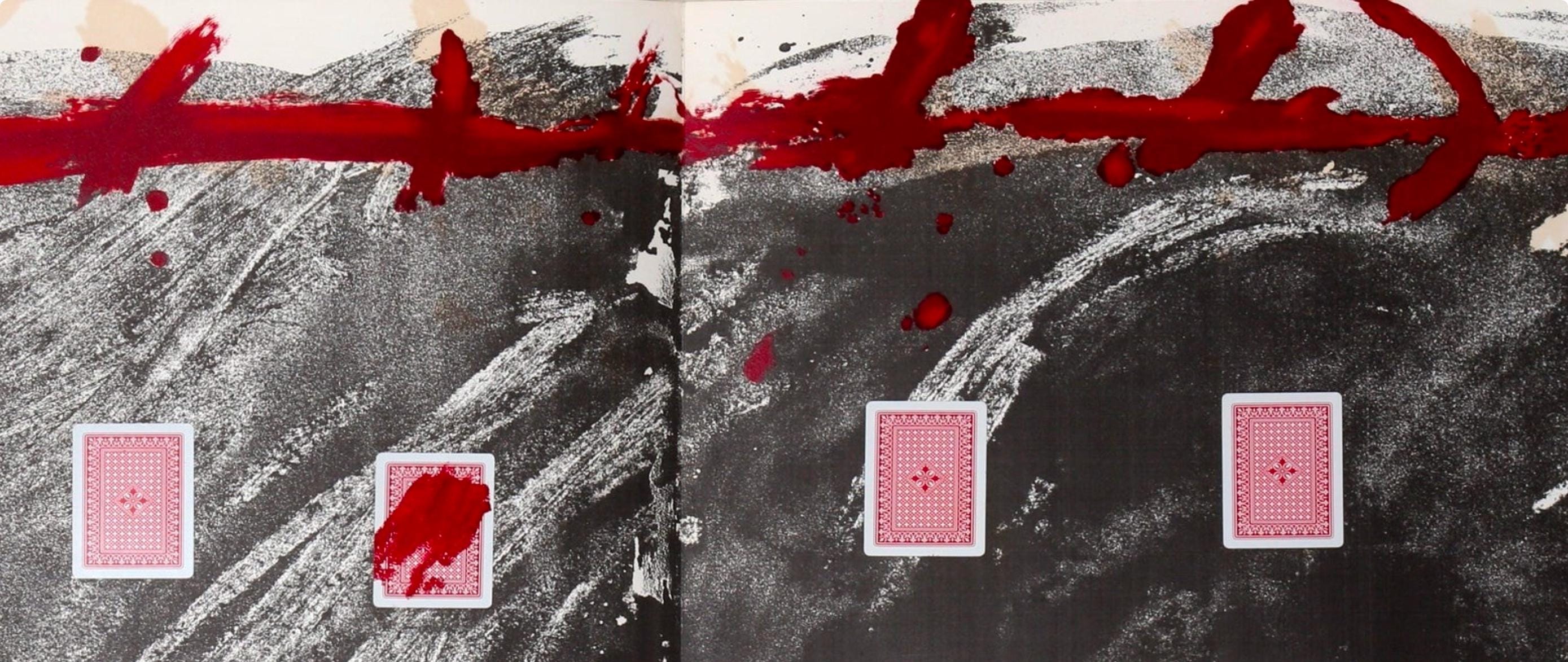 Antoni Tàpies, Composition, Derrière le miroir, Limited Edition Lithograph