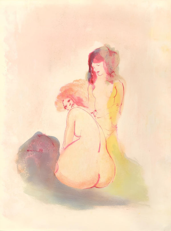 Léonor Fini, Composition, Parallèlement, Limited Edition Lithograph