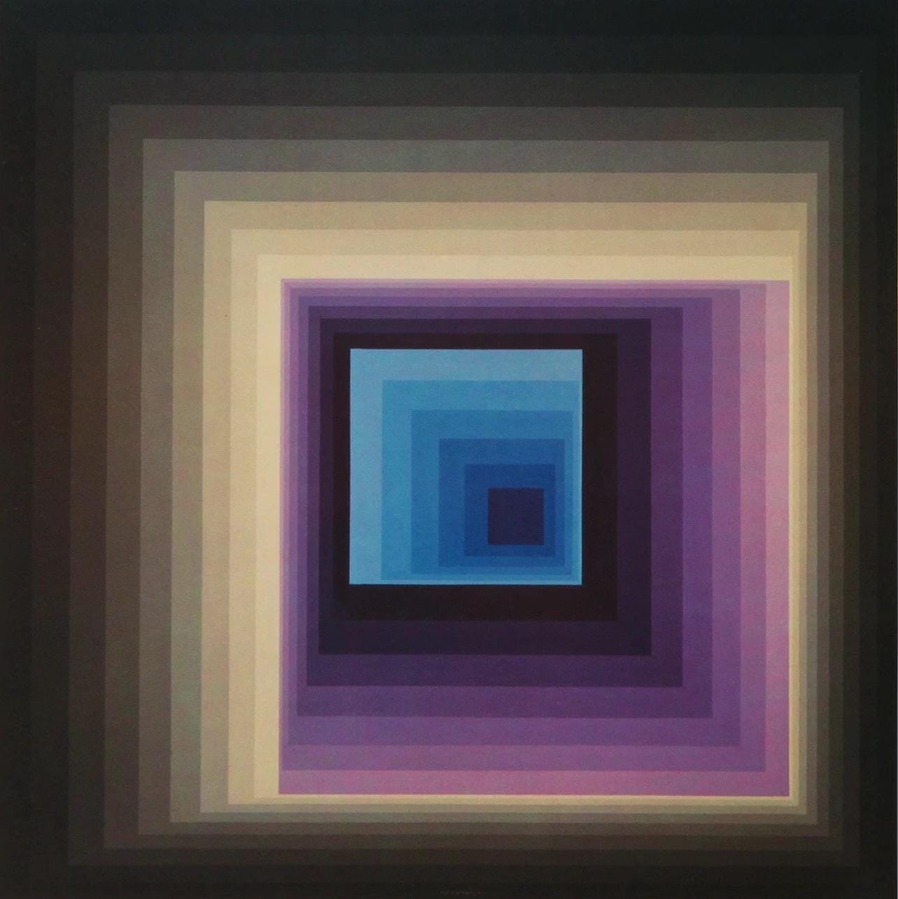 Victor Vasarely, Composition, Damier, Limited Edition Héliogravure