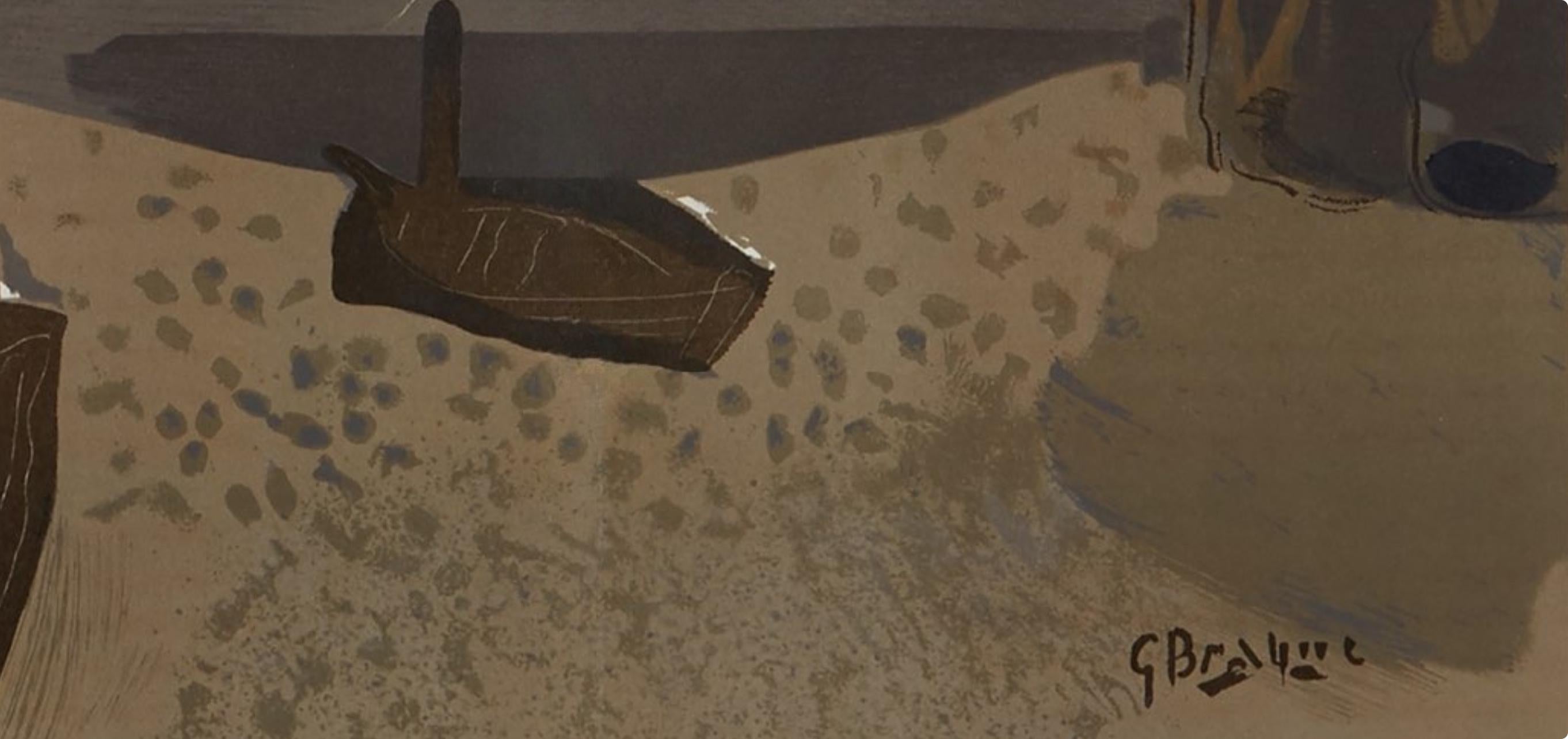 Georges Braque, Marine, Derrière le miroir, Limited Edition Lithograph