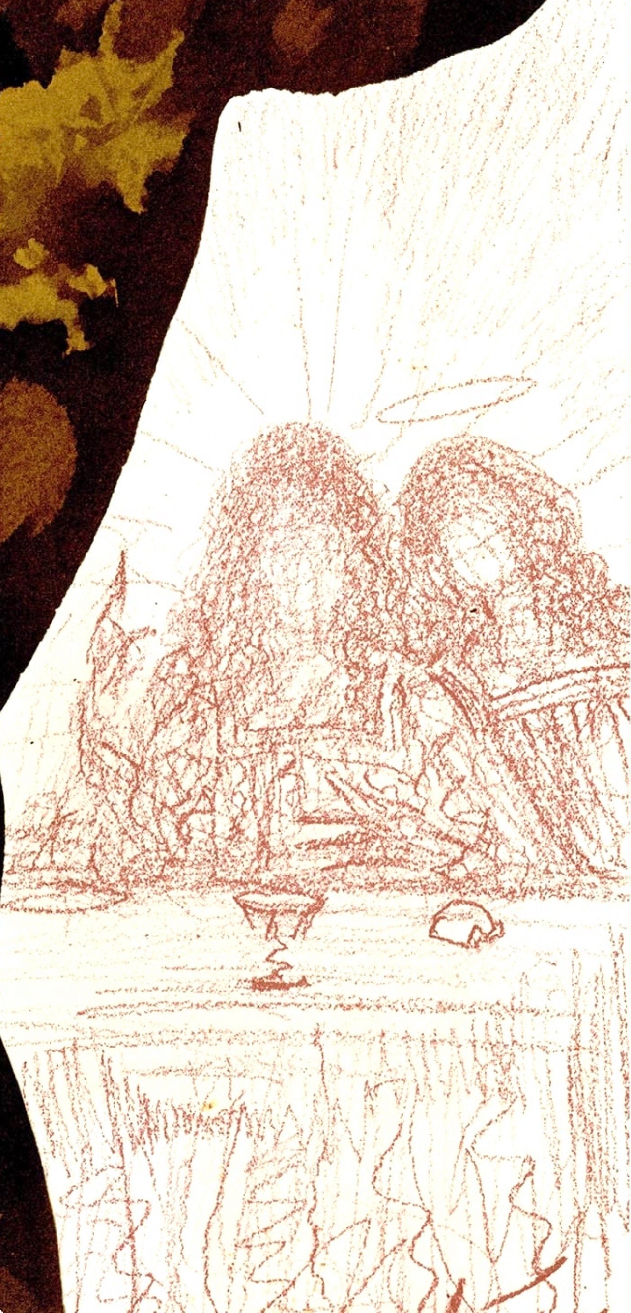 Salvador Dali, Composition (Michler/Löpsinger 1600; Field 69-3), Biblia Sacra, Limited Edition Lithograph