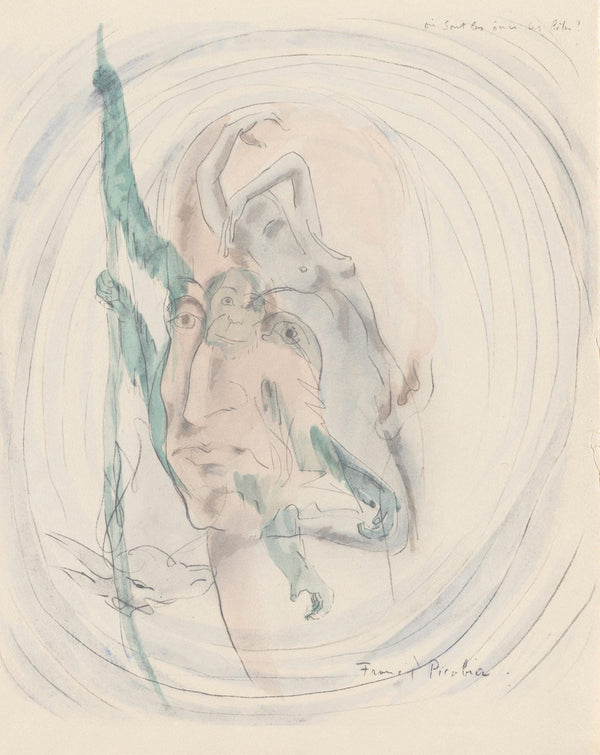 Francis Picabia, Composition, Le Peseur d'âmes (The Weigher of Souls), Limited Edition Lithograph