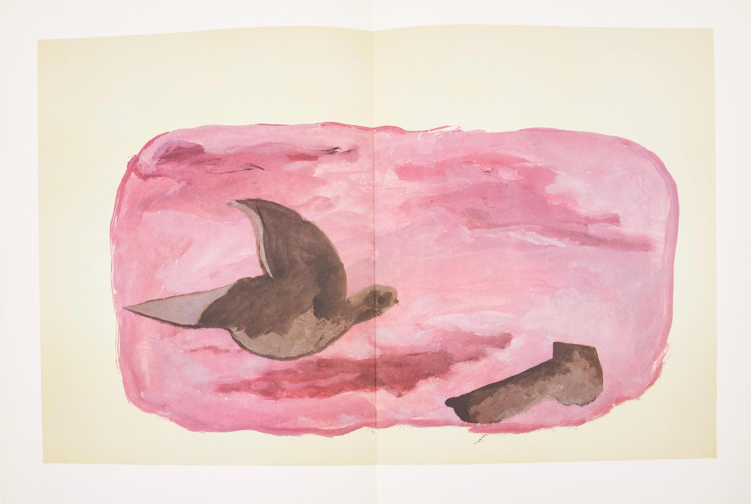 Georges Braque, Composition, Derrière le miroir, Limited Edition Lithograph