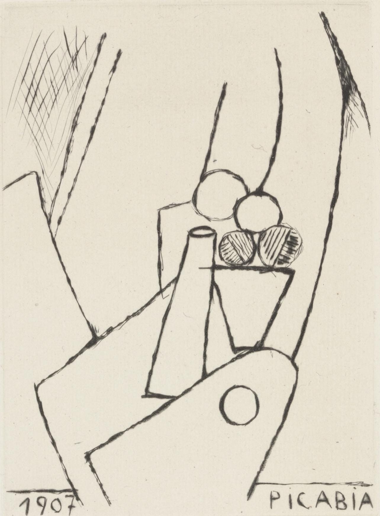 Francis Picabia, Composition, Du cubisme, Limited Edition Etching