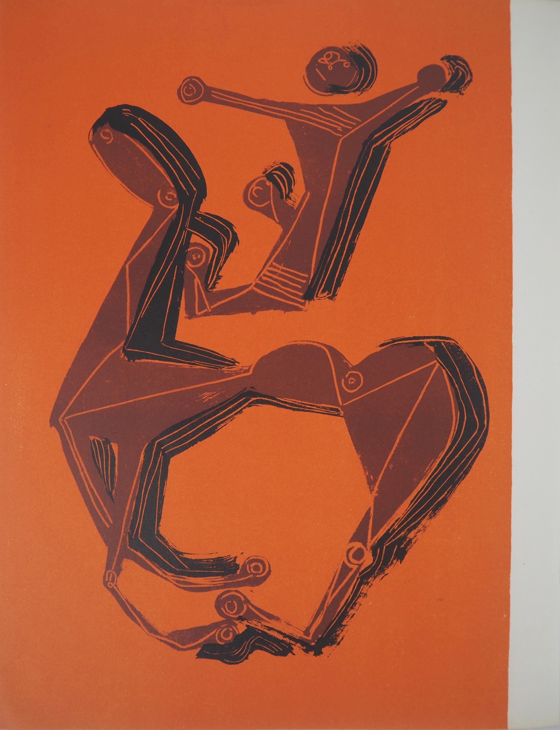 Marino Marini, Composition, XXe siècle, Limited Edition Lithograph