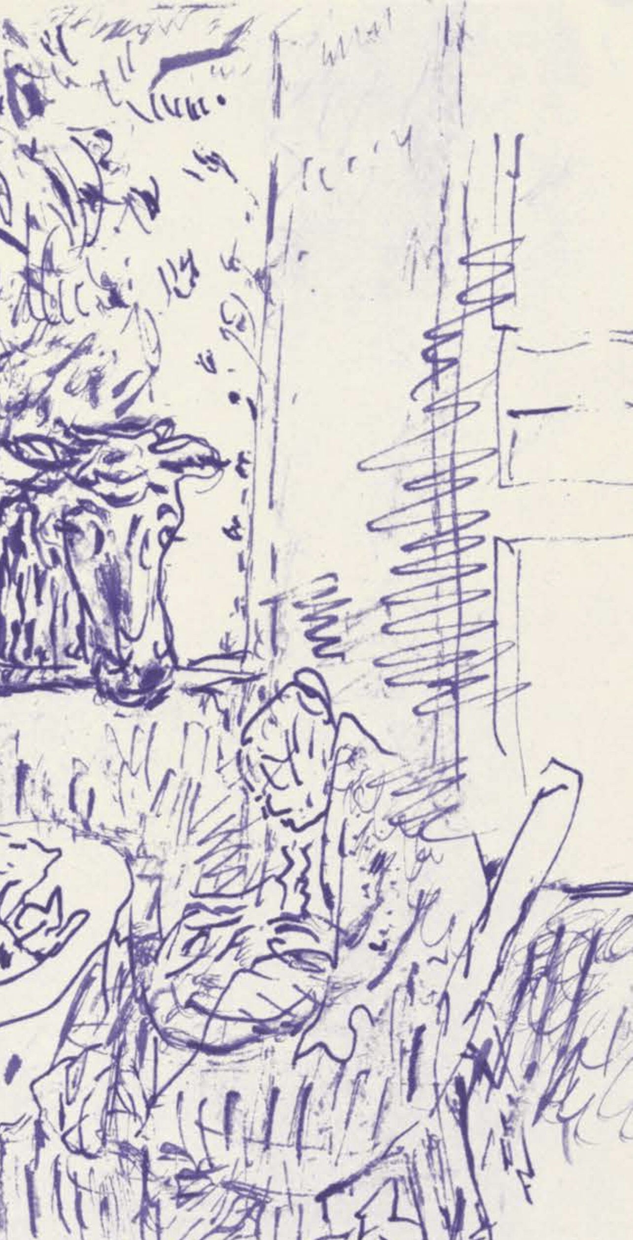 Pierre Bonnard, Composition (Terrasse 54), Pierre Bonnard Correspondences, Limited Edition Lithograph