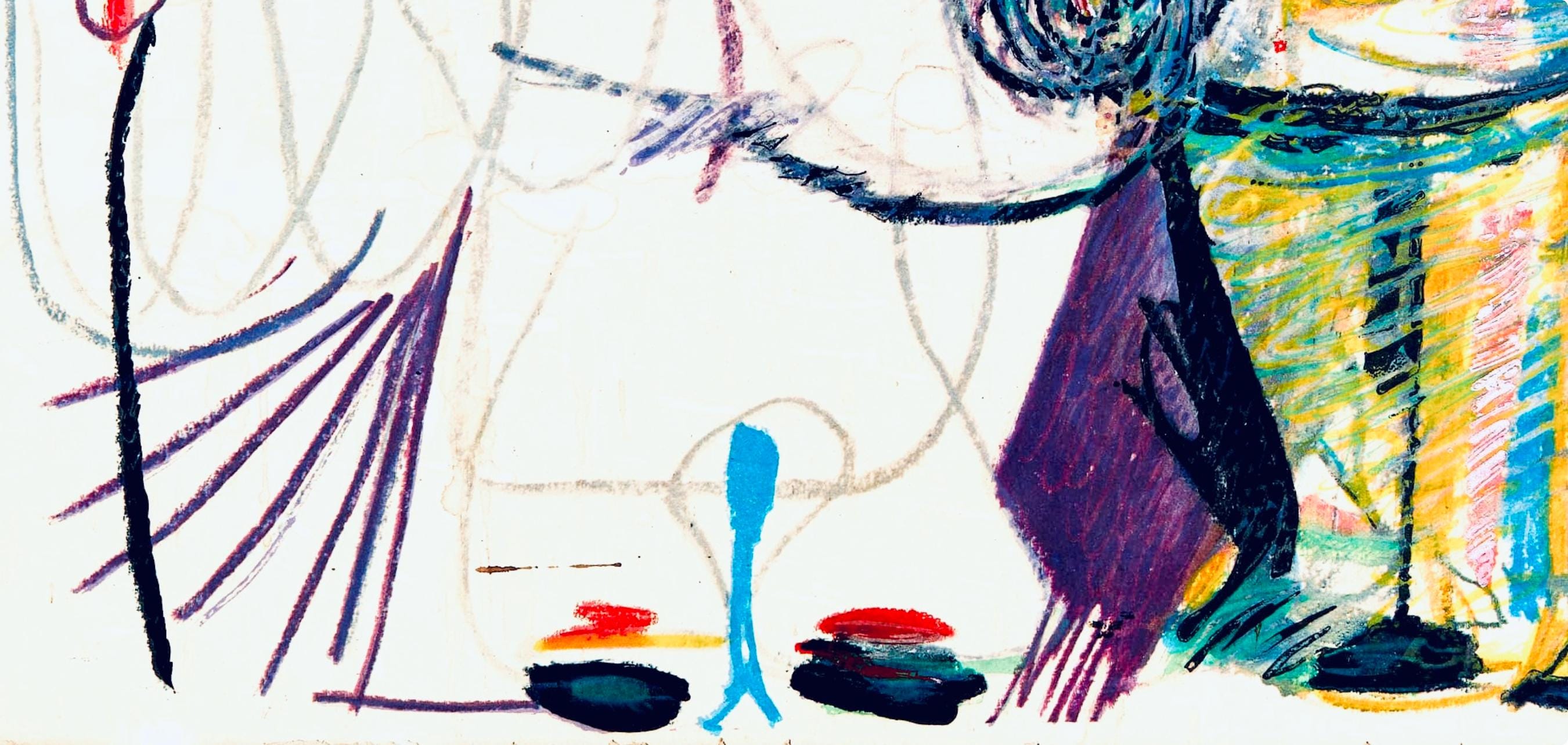 Pablo Picasso, Composition (Orozco 193-204), Au Baiser D'Avignon, Limited Edition Lithograph