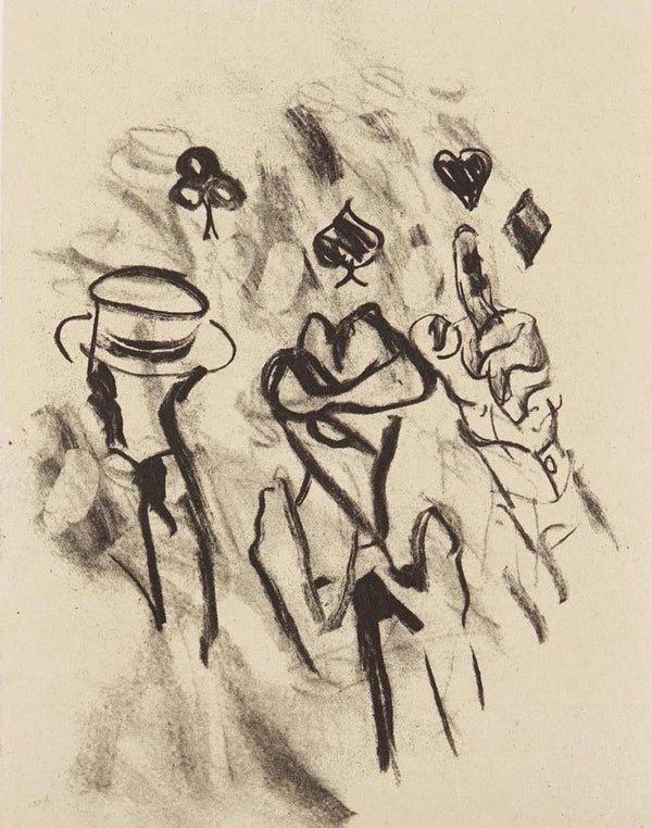 Willem de Kooning, Composition, Poems, Limited Edition Lithograph