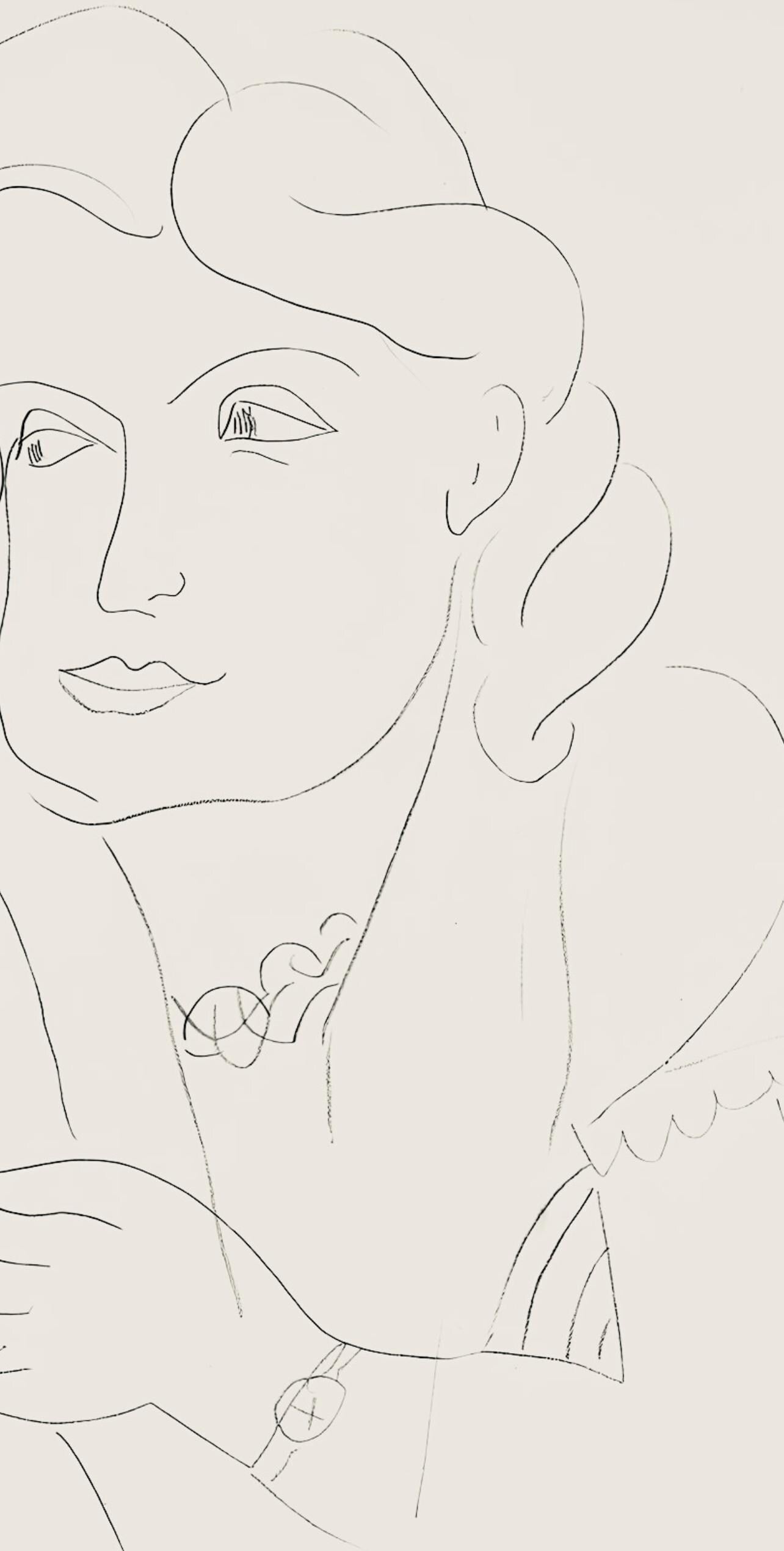 Henri Matisse, Série O, var. 2 (Duthuit 9), Henri Matisse, Dessins, Thèmes et variations, Limited Edition Lithograph