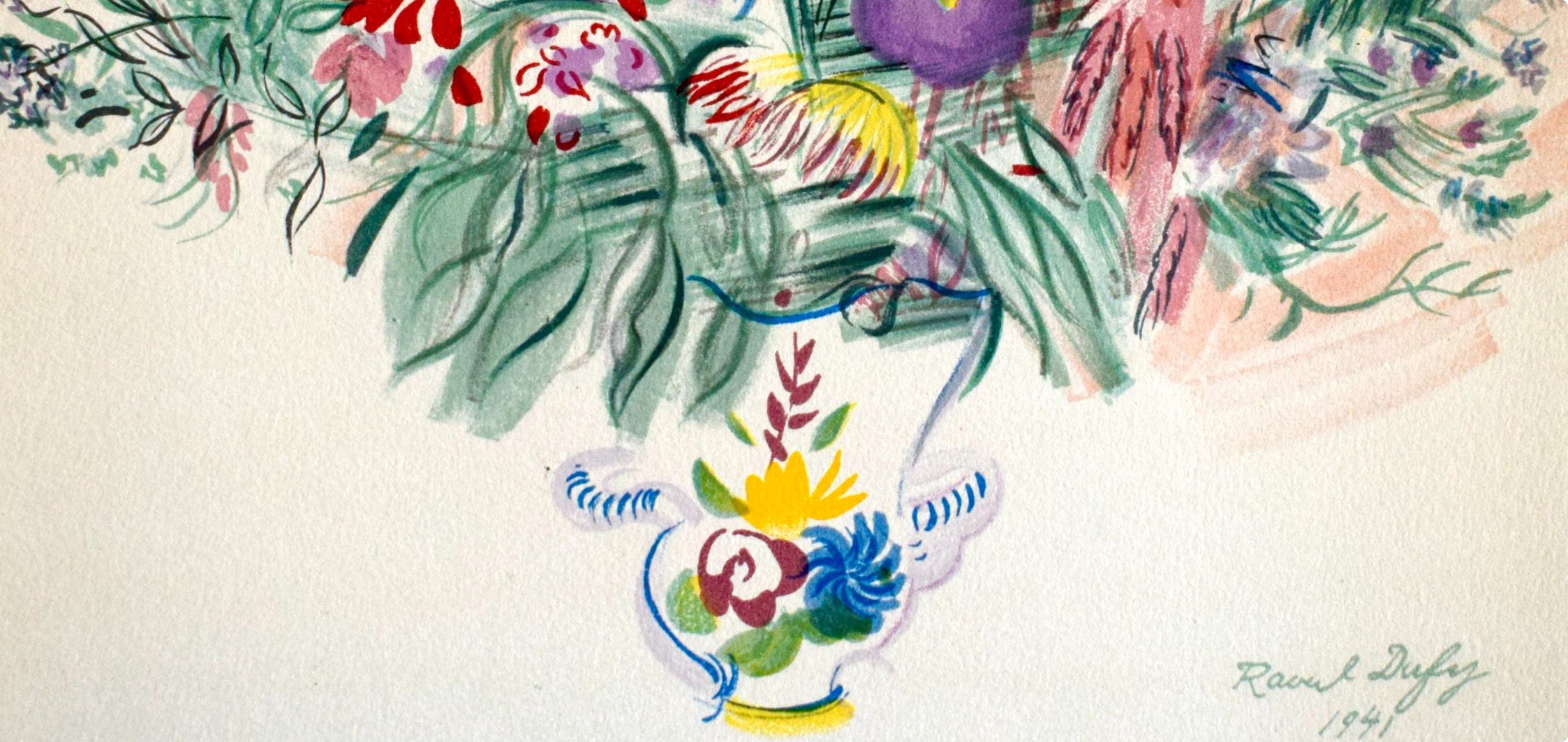 Raoul Dufy, Composition, Les Peintres mes amis, Limited Edition Lithograph