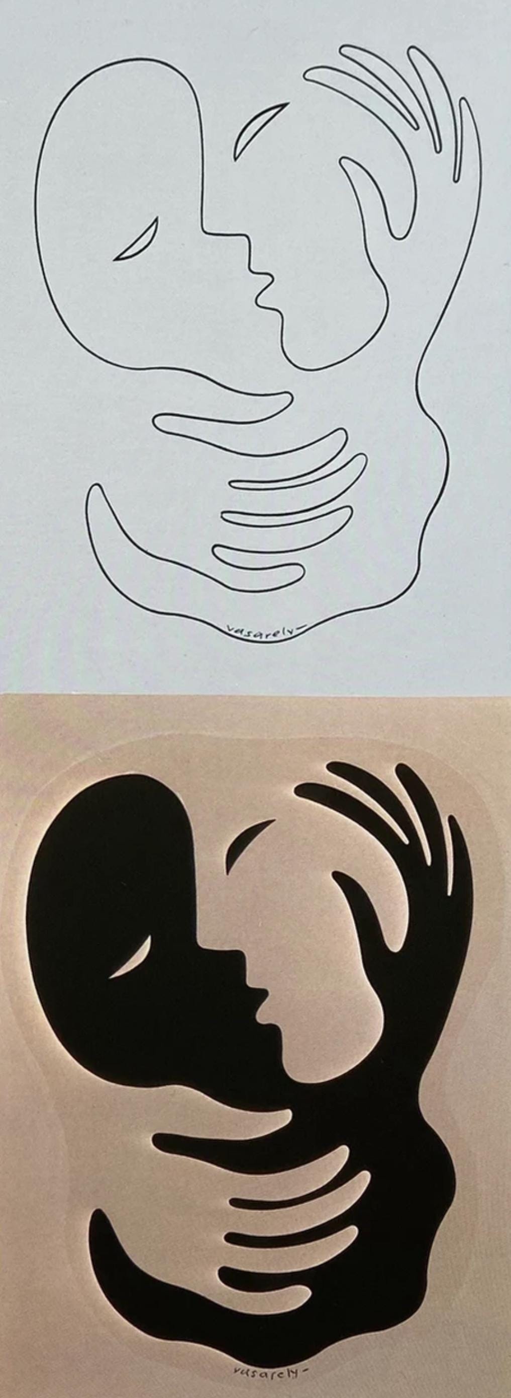 Victor Vasarely, Composition, Graphismes III, Limited Edition Héliogravure