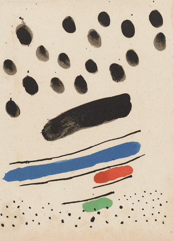 Joan Miró, Composition (Mourlot 872-881; Cramer 164), El tapís de Tarragona, Limited Edition Lithograph