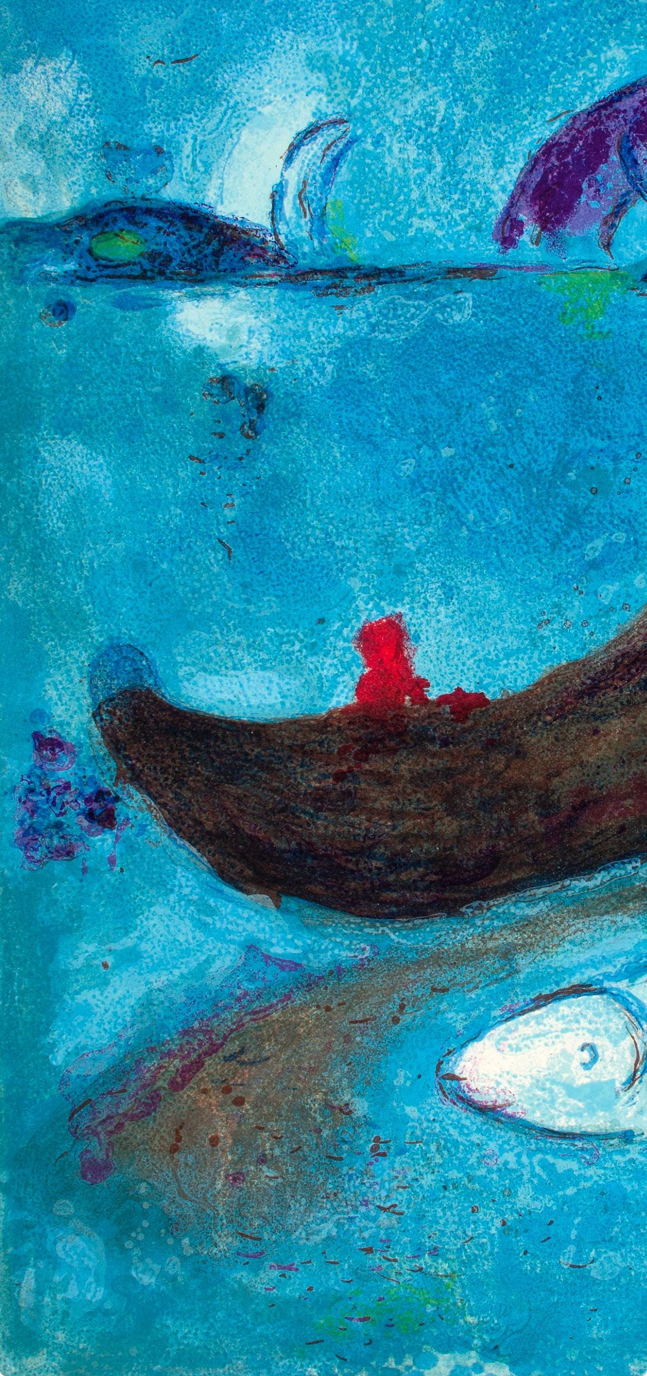 Marc Chagall, Le Dauphin mort et les trois cent écus, Daphnis et Chloé, Limited Edition Héliogravure