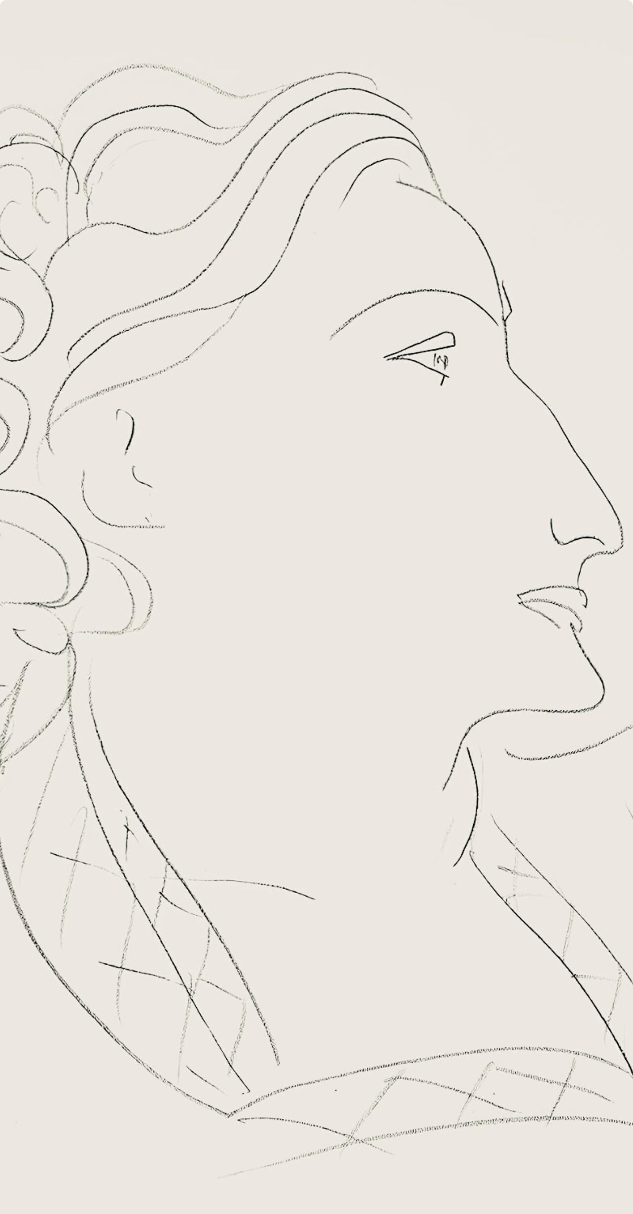 Henri Matisse, Série O, var. 16 (Duthuit 9), Henri Matisse, Dessins, Thèmes et variations, Limited Edition Lithograph
