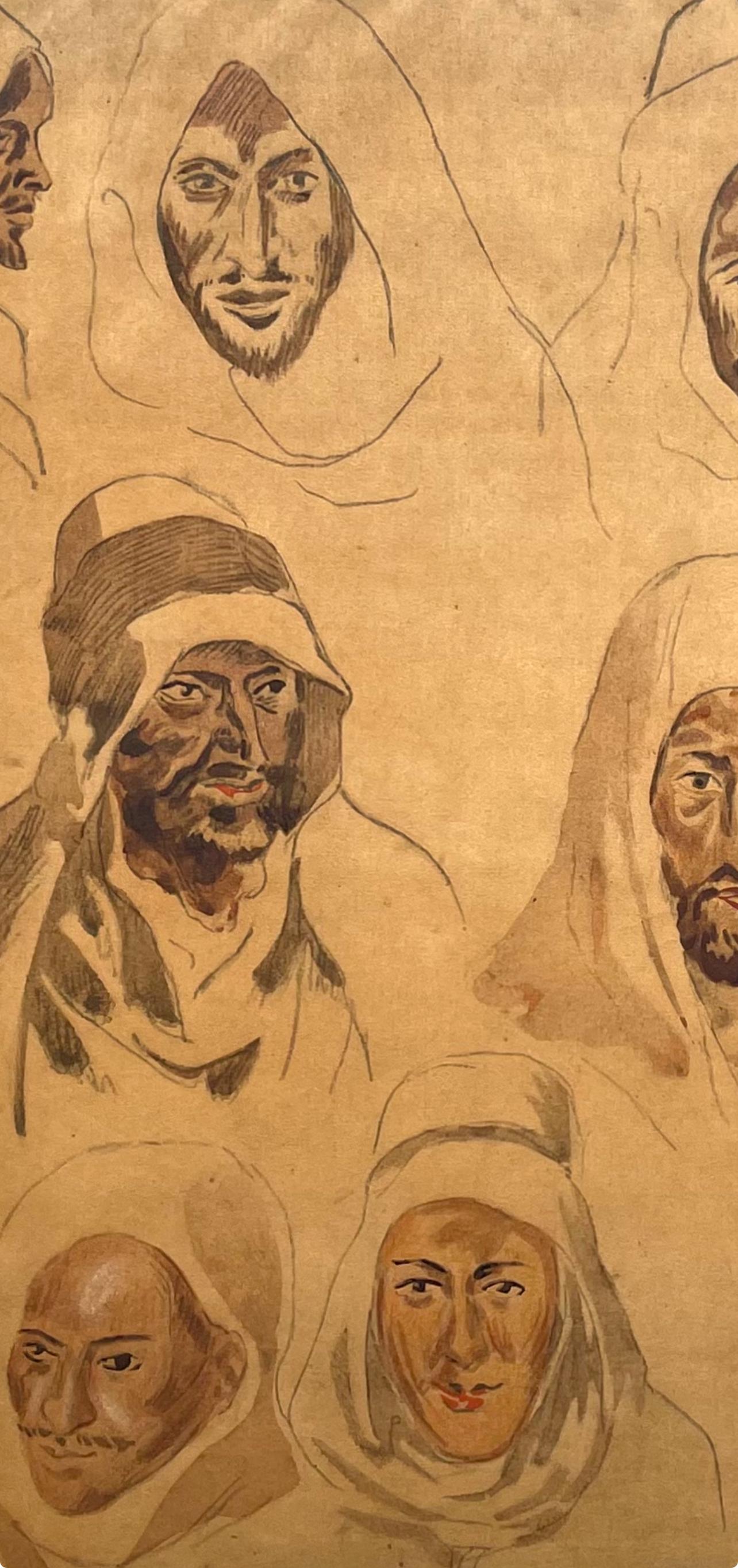 Eugène Delacroix, Composition, Trente et un Dessins et Aquarelles du Maroc, Limited Edition Lithograph