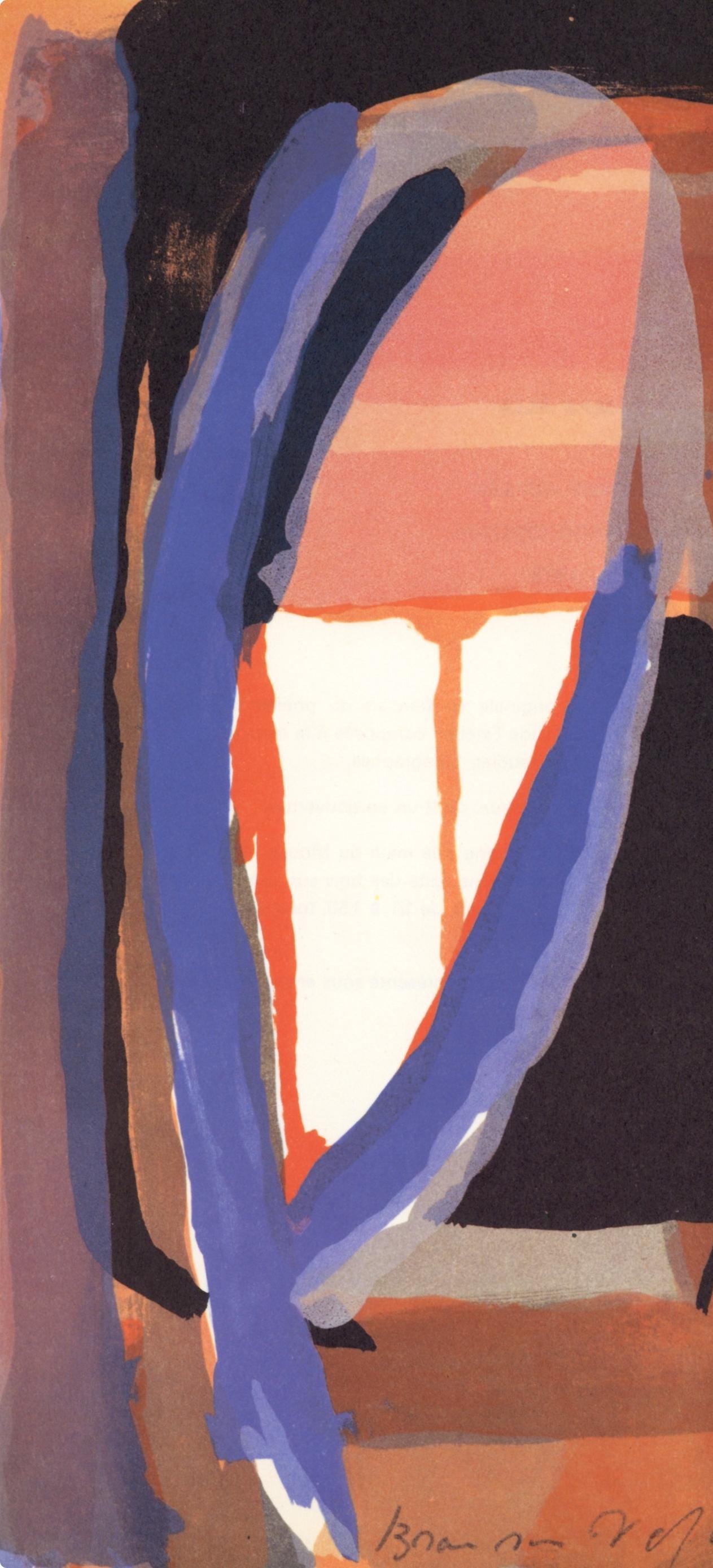 Geer Van Velde, Composition, Derrière le miroir, Limited Edition Lithograph