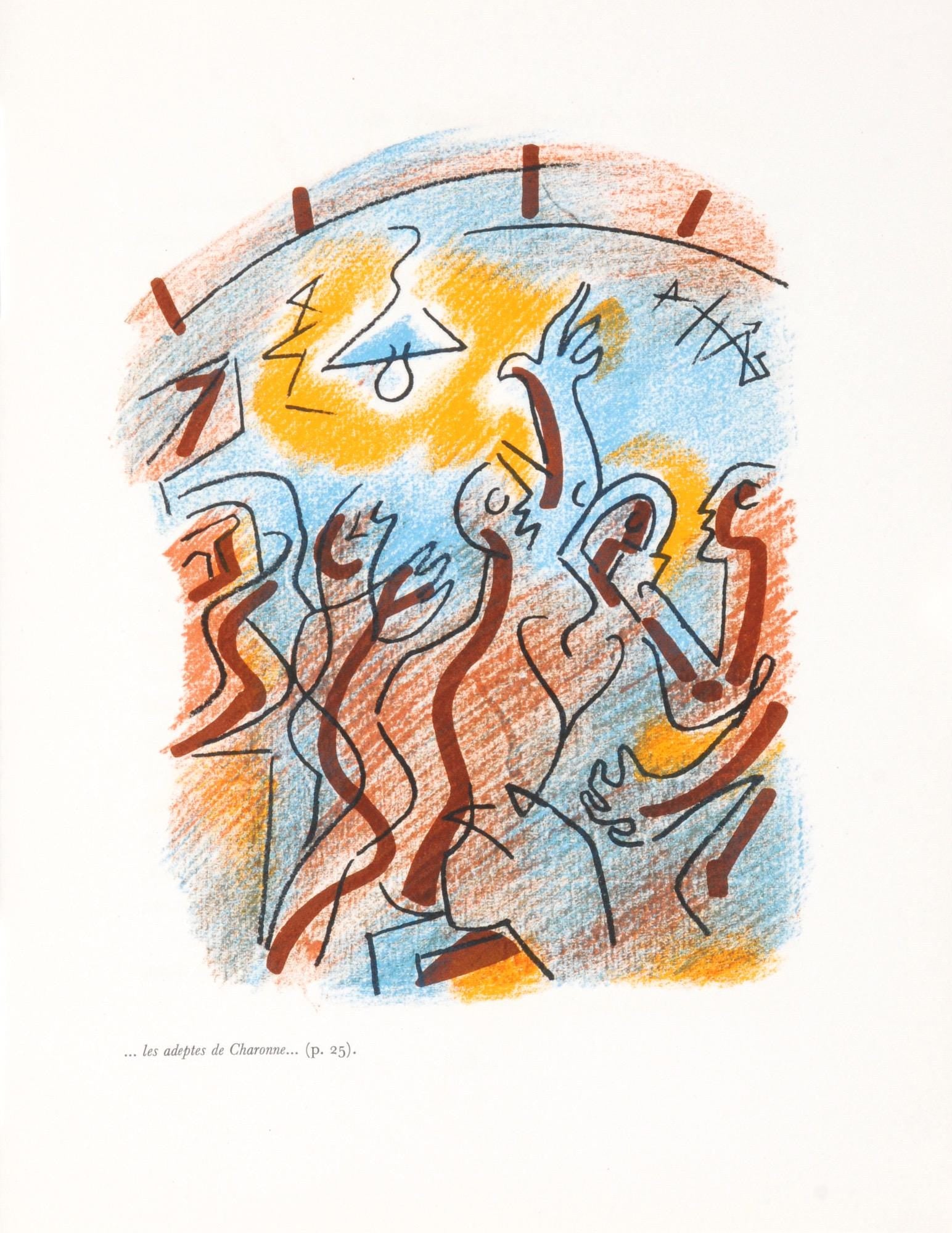 André Masson, Composition (Cramer 97), Une Étoile de Craie, Limited Edition Lithograph