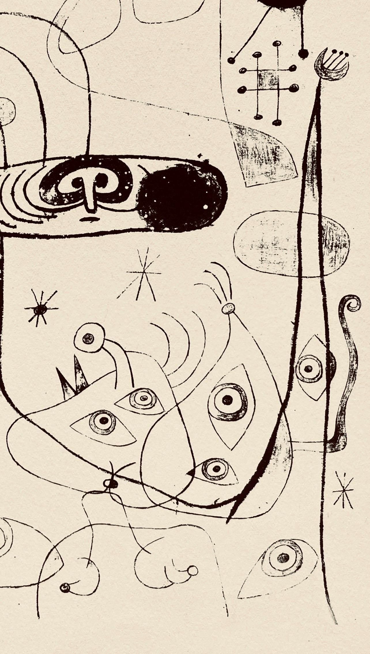 Joan Miró, Composition, The Prints of Joan Miro, Limited Edition Etching
