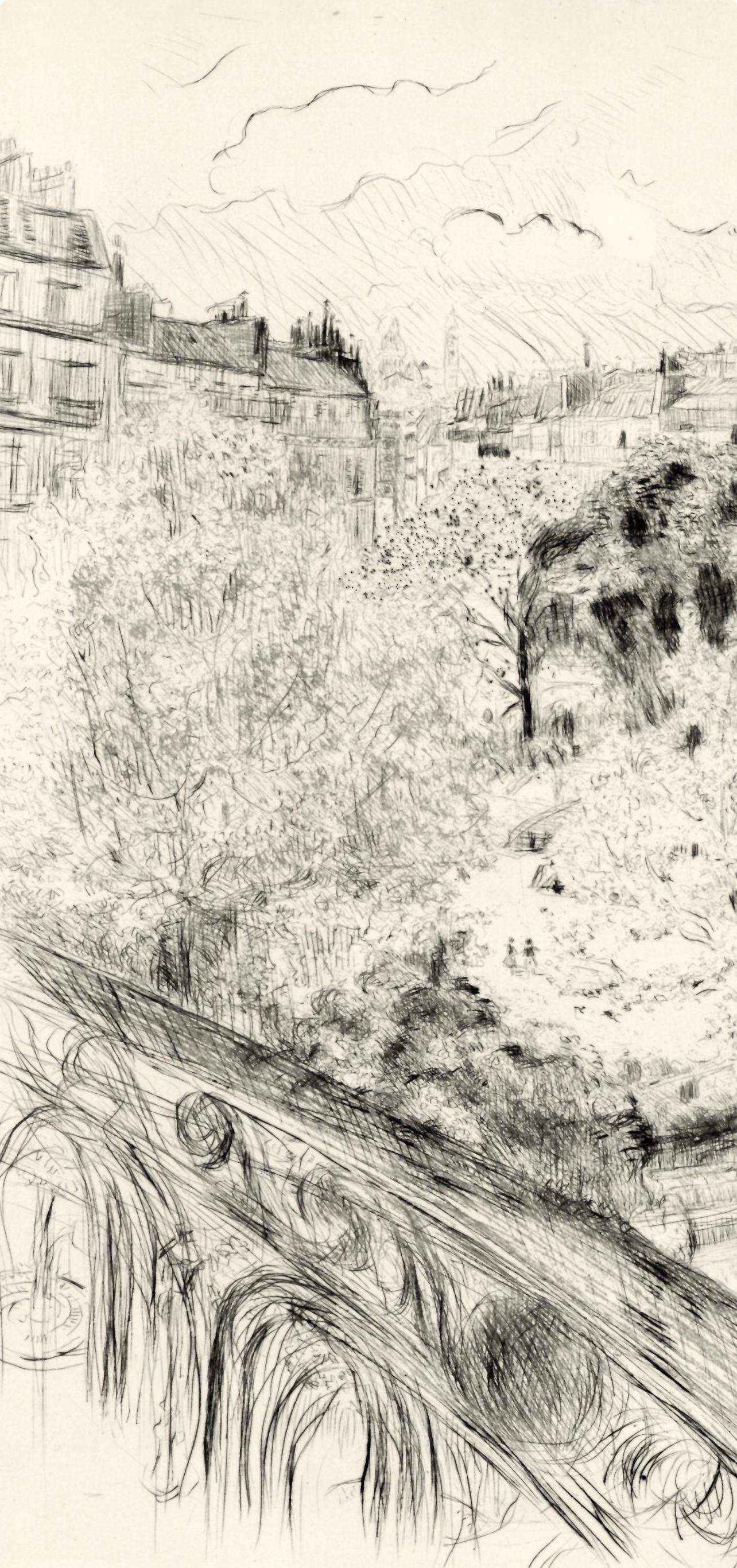 Édouard Vuillard, Le Square Vintimille, A La gloire à Paris, Limited Edition Etching