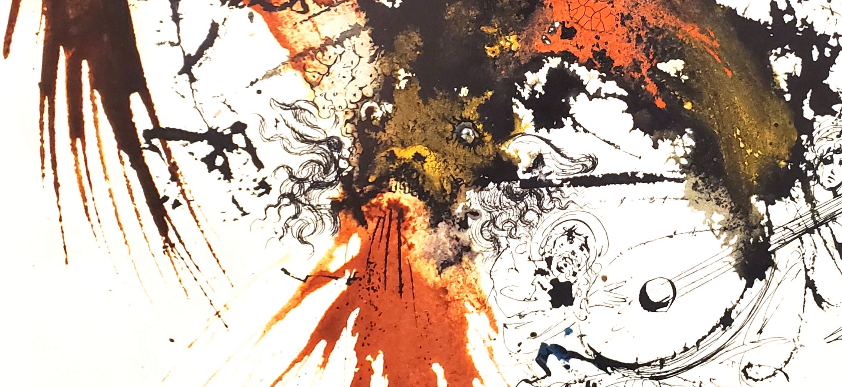 Salvador Dali, Composition (Michler/Löpsinger 1600; Field 69-3), Biblia Sacra, Limited Edition Lithograph