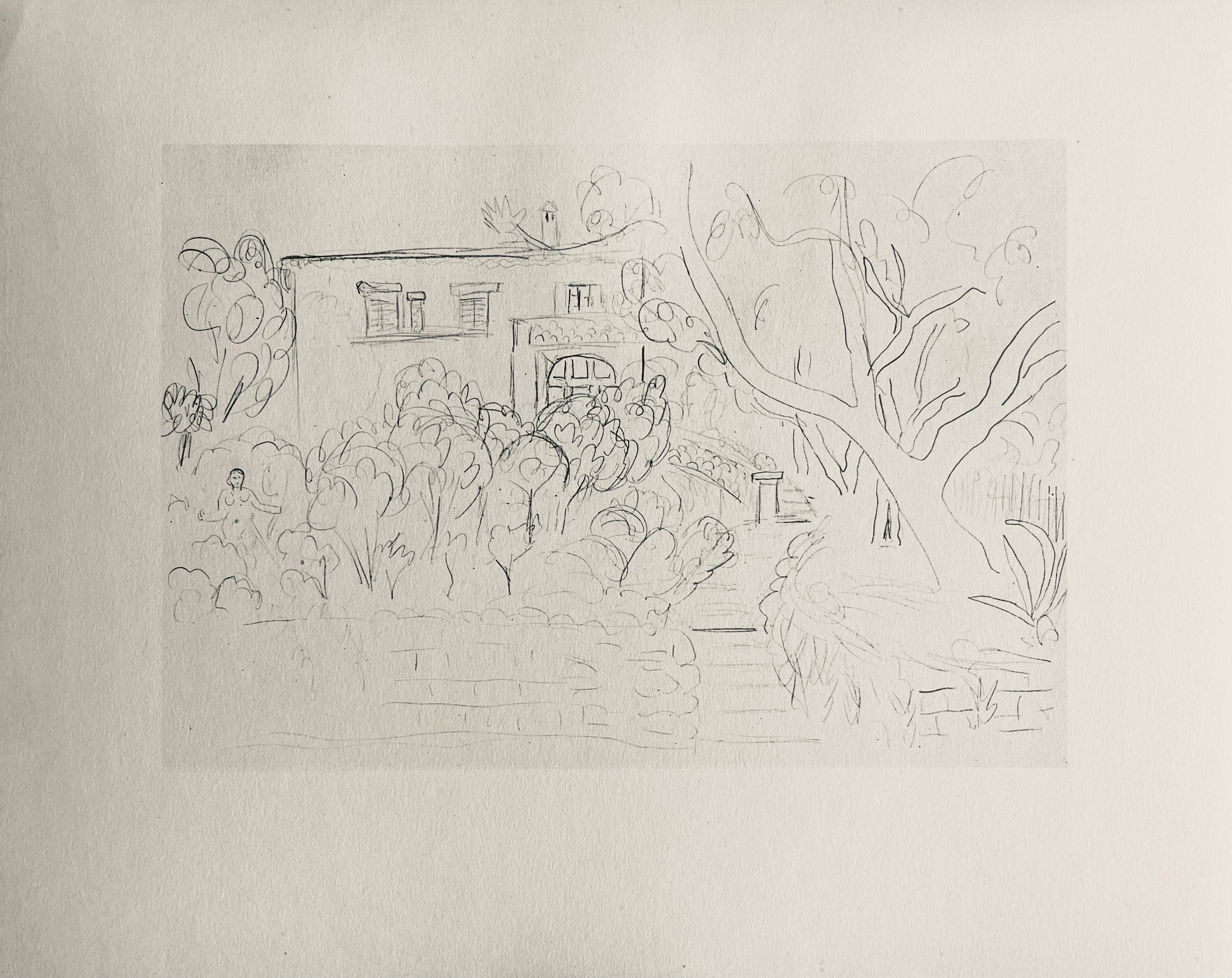 Henri Matisse, Composition (Dutel 3), Dessins de Henri-Matisse, Limited Edition Lithograph