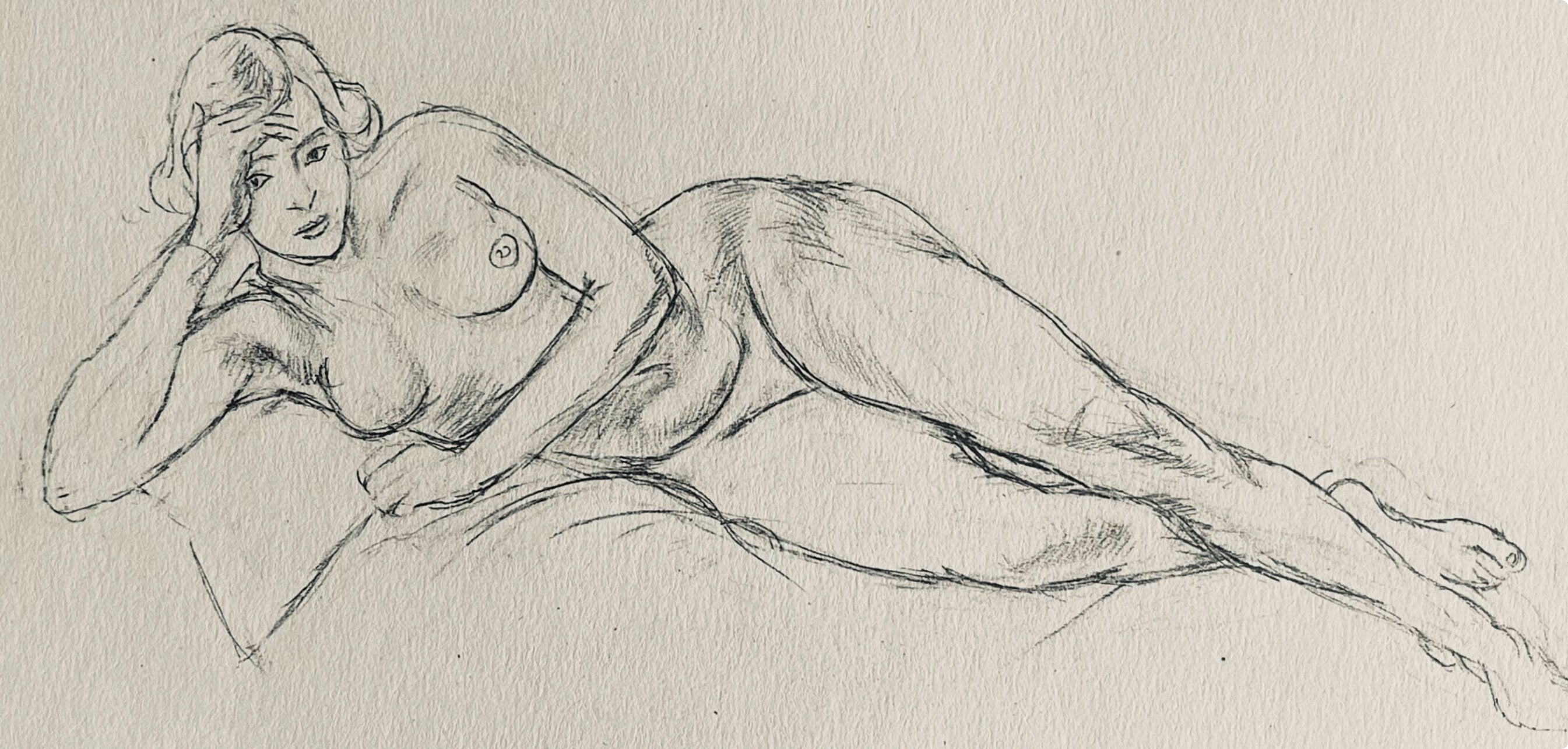 Henri Matisse, Composition (Dutel 3), Dessins de Henri-Matisse, Limited Edition Lithograph