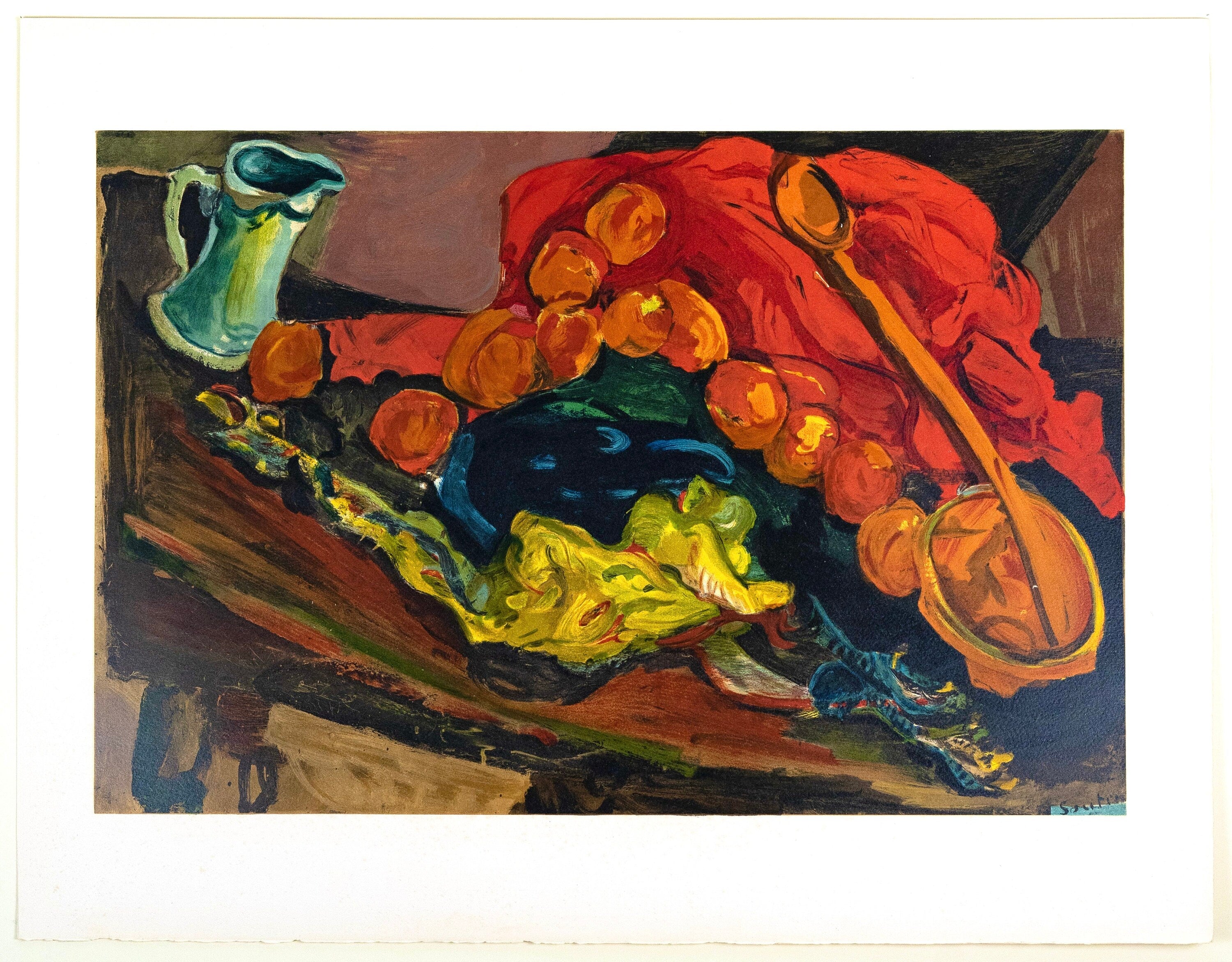 Chaïm Soutine, Nature morte à la dinde, Soutine, Collection Pierre Lévy, Limited Edition Lithograph