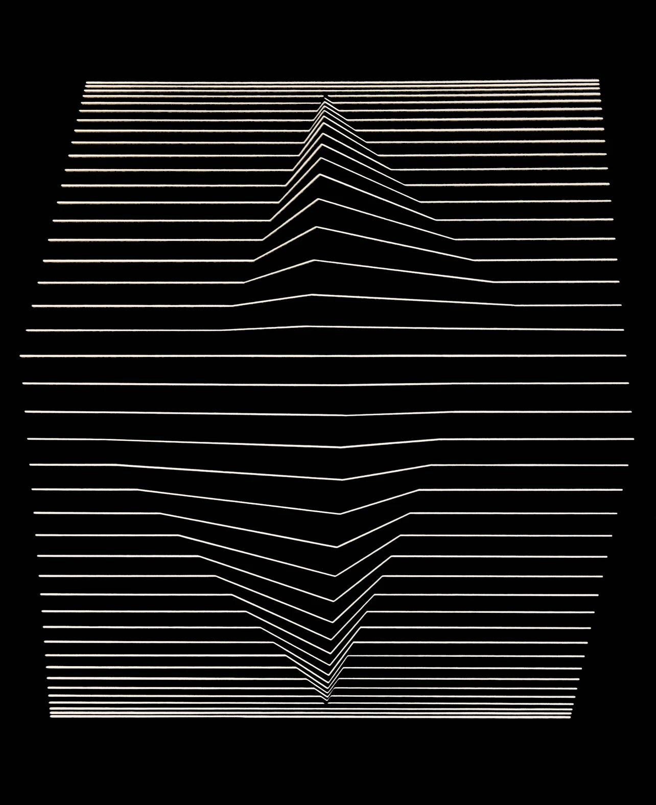Victor Vasarely, Composition, Ondulatoires, Limited Edition Héliogravure