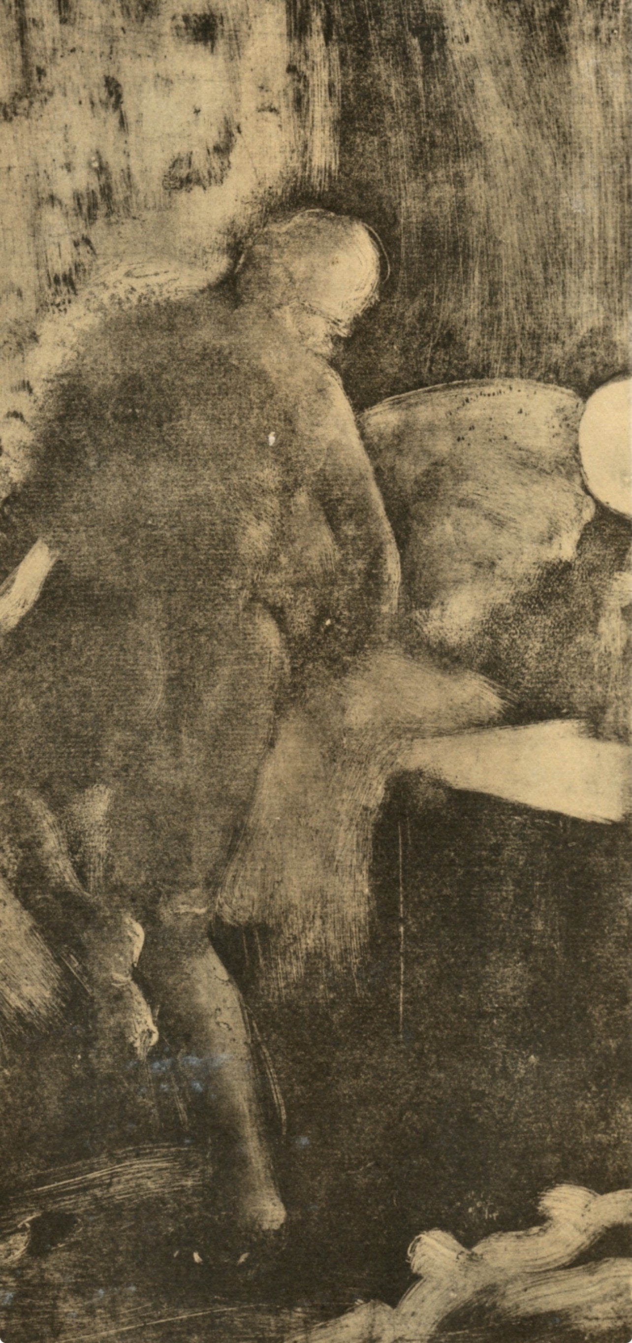 Edgar Degas, Le Coucher, E. Degas Monotypes, Limited Edition Monotype