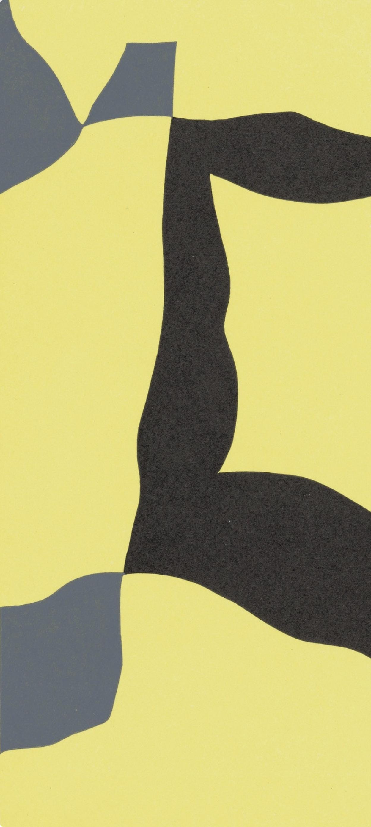Hans Jean Arp, Composition, Feuilles éparses, Limited Edition Woodcut