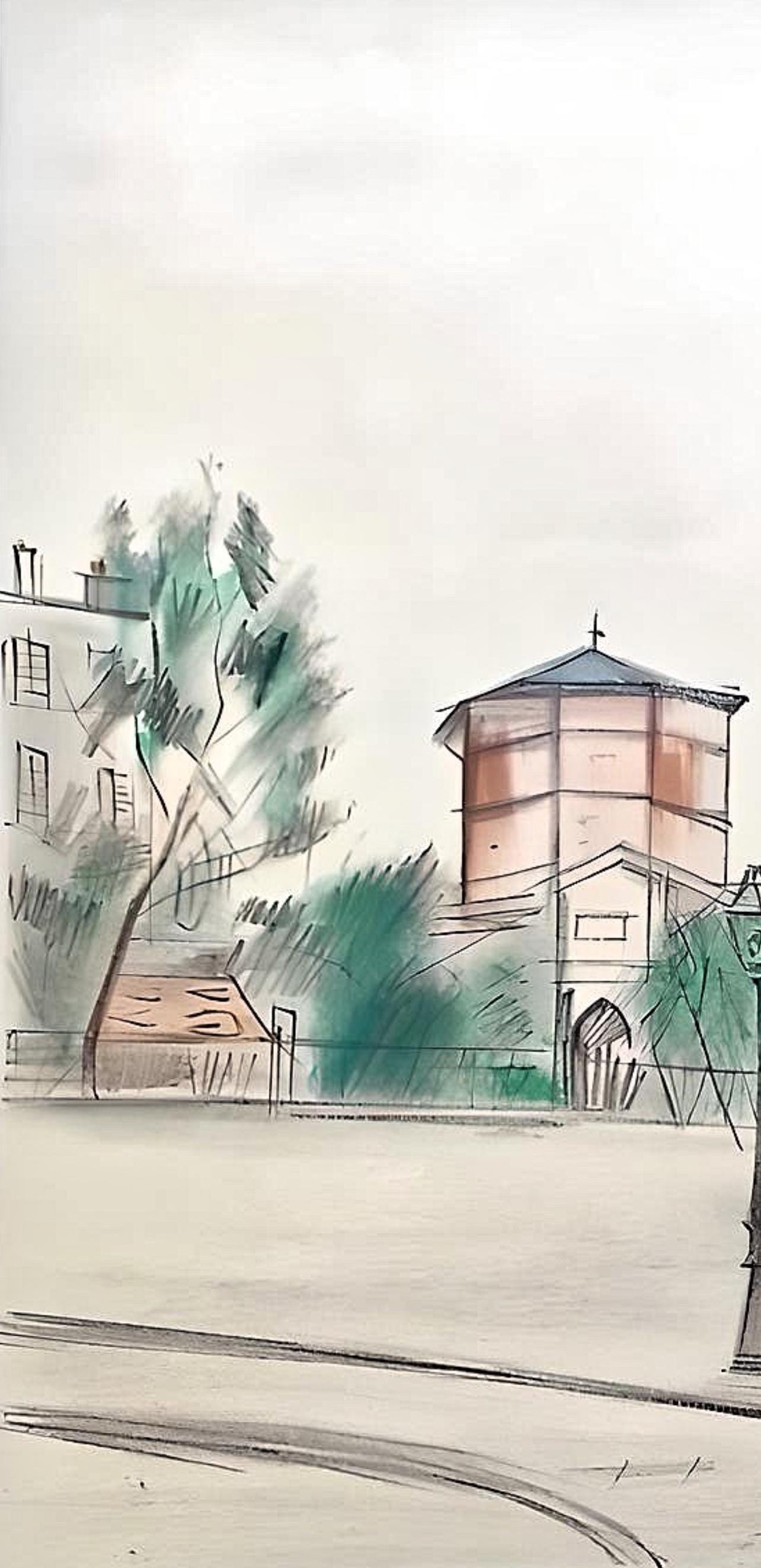 Maurice Utrillo, Composition, Éloge de Maurice Utrillo, Limited Edition Lithograph
