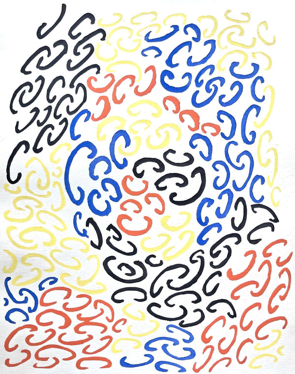 Sonia Delaunay, Planche No. 10, Compositions, couleurs, idées: Sonia Delaunay, Limited Edition Lithograph