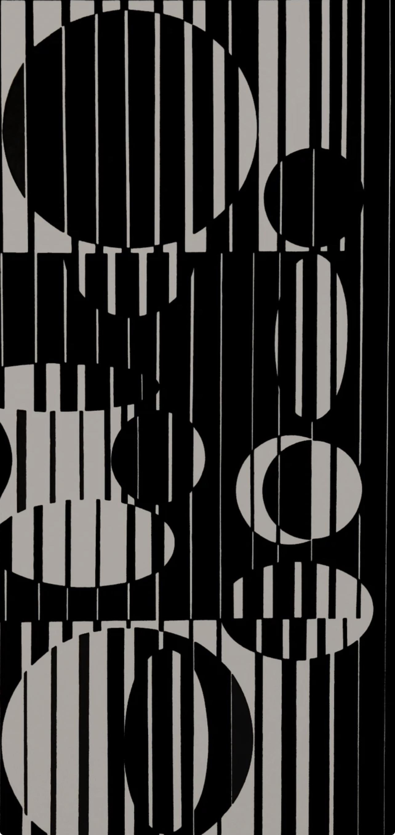 Victor Vasarely, Composition, Linéaires, Limited Edition Héliogravure