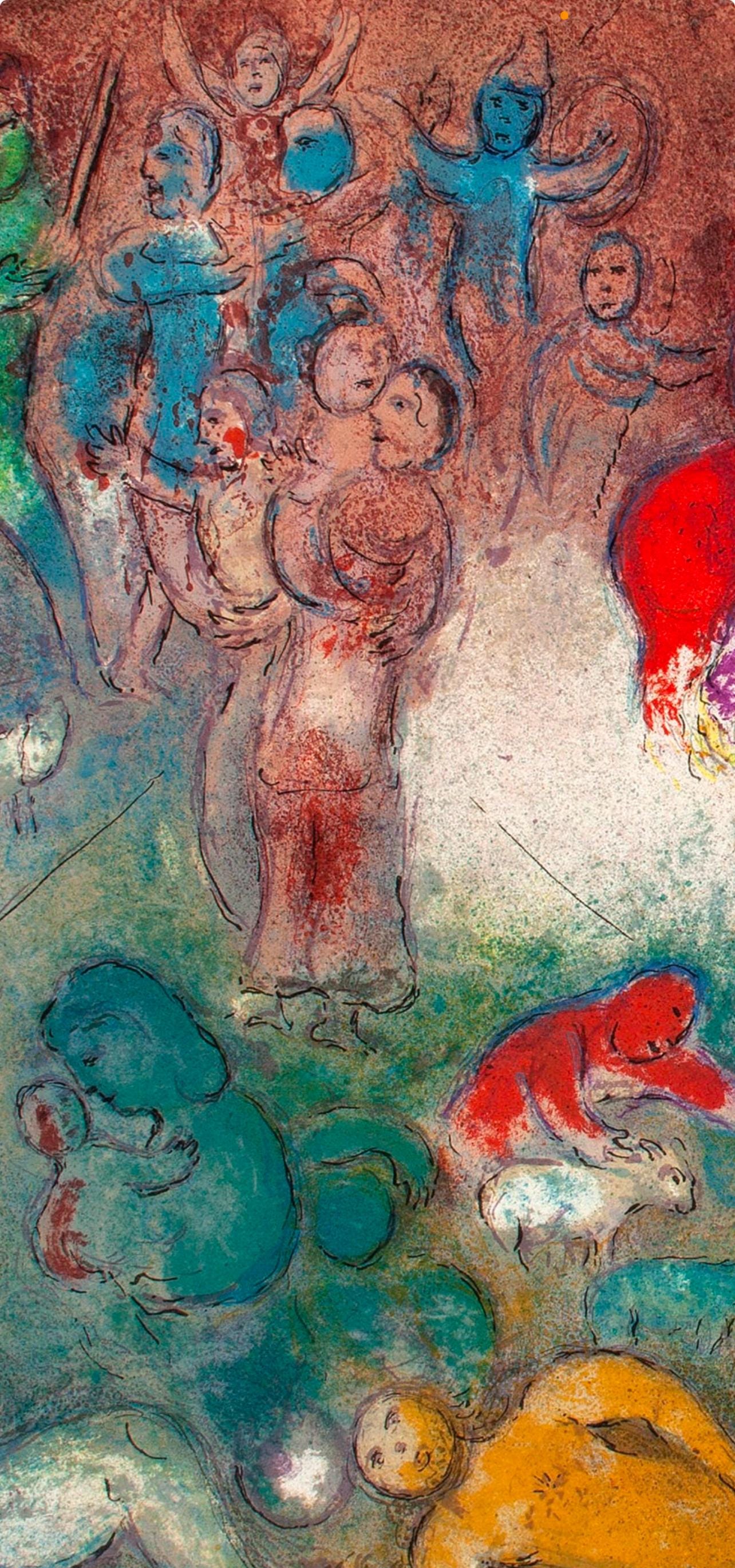 Marc Chagall, Enlèvement de Chloé, Daphnis et Chloé, Limited Edition Héliogravure