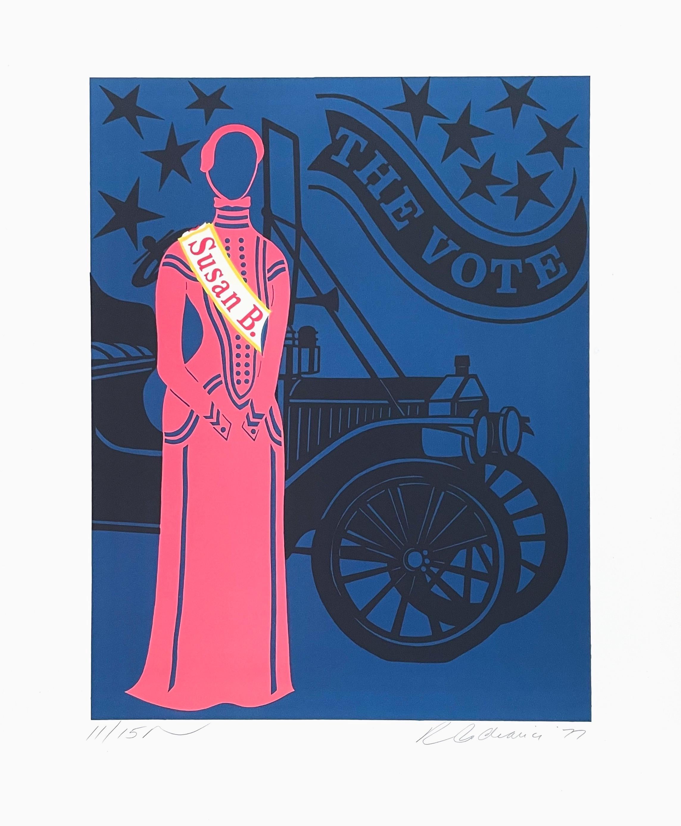 Robert Indiana, Susan B. Anthony (Sheehan 96-108), Mother of Us All, Limited Edition Silkscreen