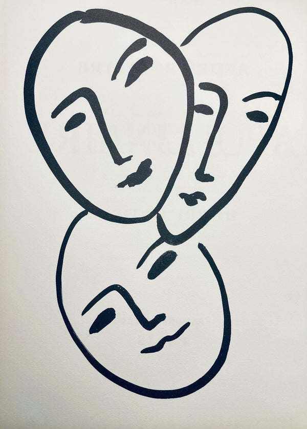 Henri Matisse, Composition (Duthuit 31), Apollinaire, Limited Edition Lithograph