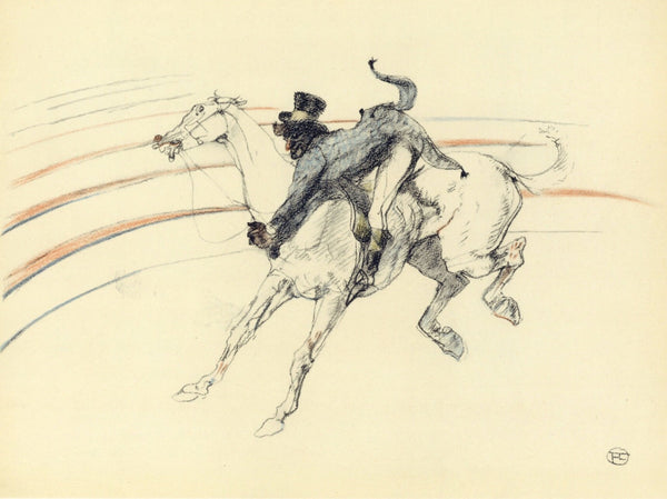 Henri de Toulouse-Lautrec, Chocolat, scene, The Circus by Toulouse-Lautrec, Limited Edition Lithograph
