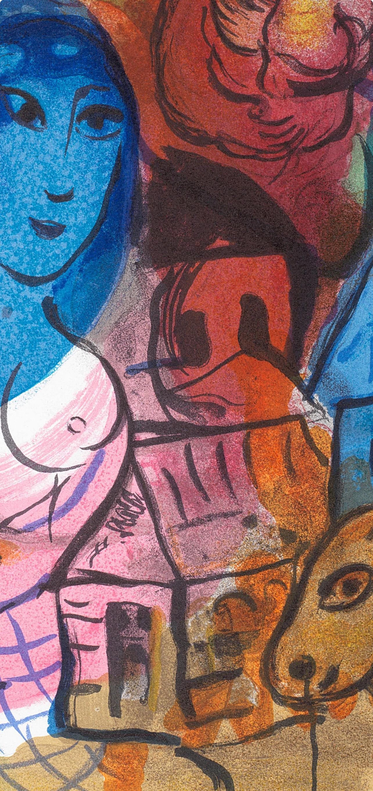 Marc Chagall, Composition (Cramer 80; Mourlot 572), XXe siècle, Limited Edition Lithograph