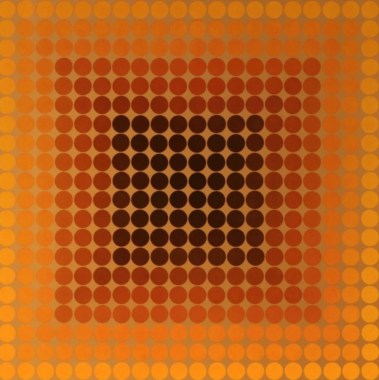 Victor Vasarely, Composition, CTA 102, Limited Edition Héliogravure