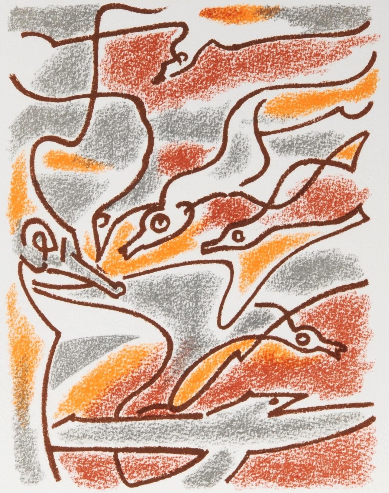 André Masson, Composition (Cramer 97), Une Étoile de Craie, Limited Edition Lithograph